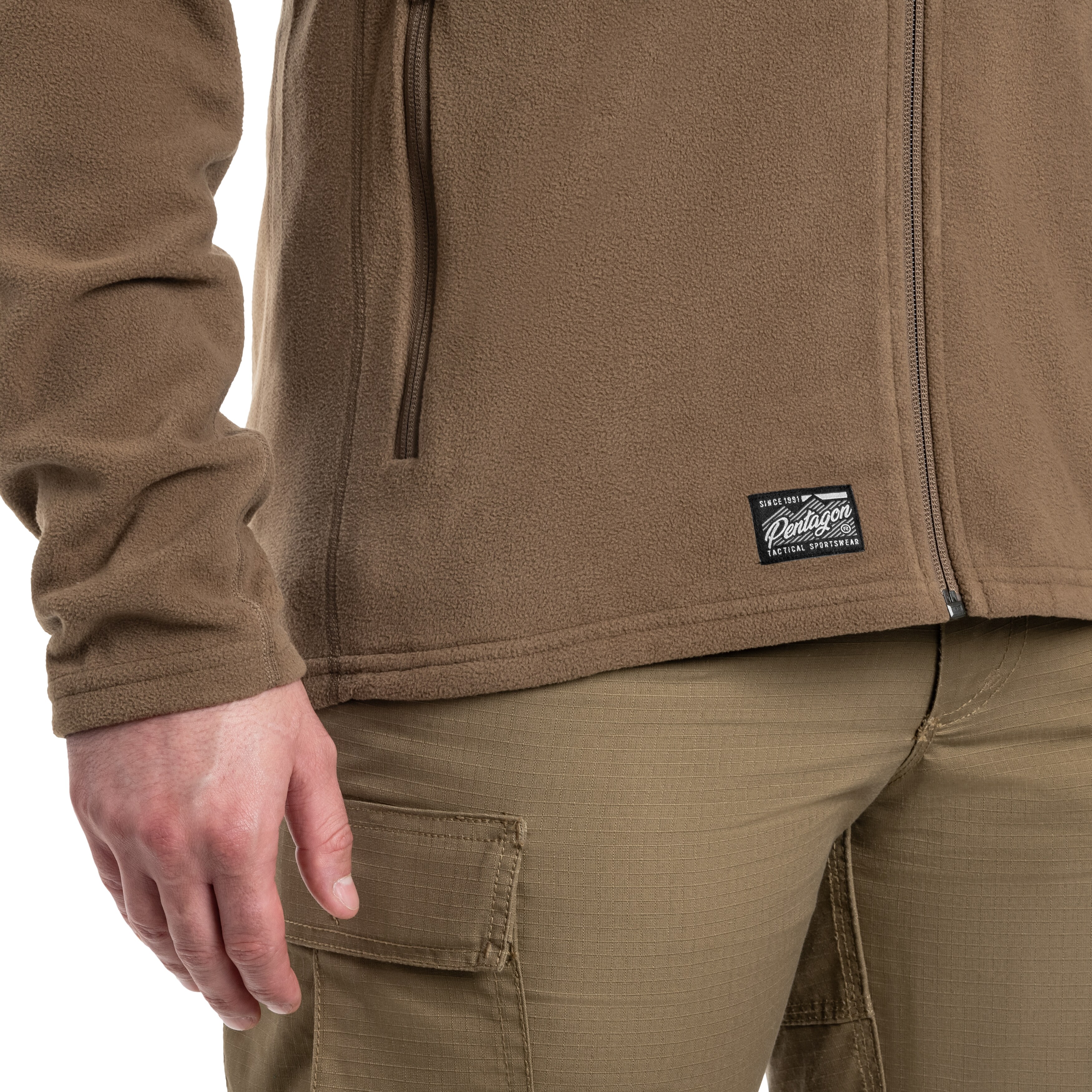 Fleesová mikina Pentagon Arkos – Coyote