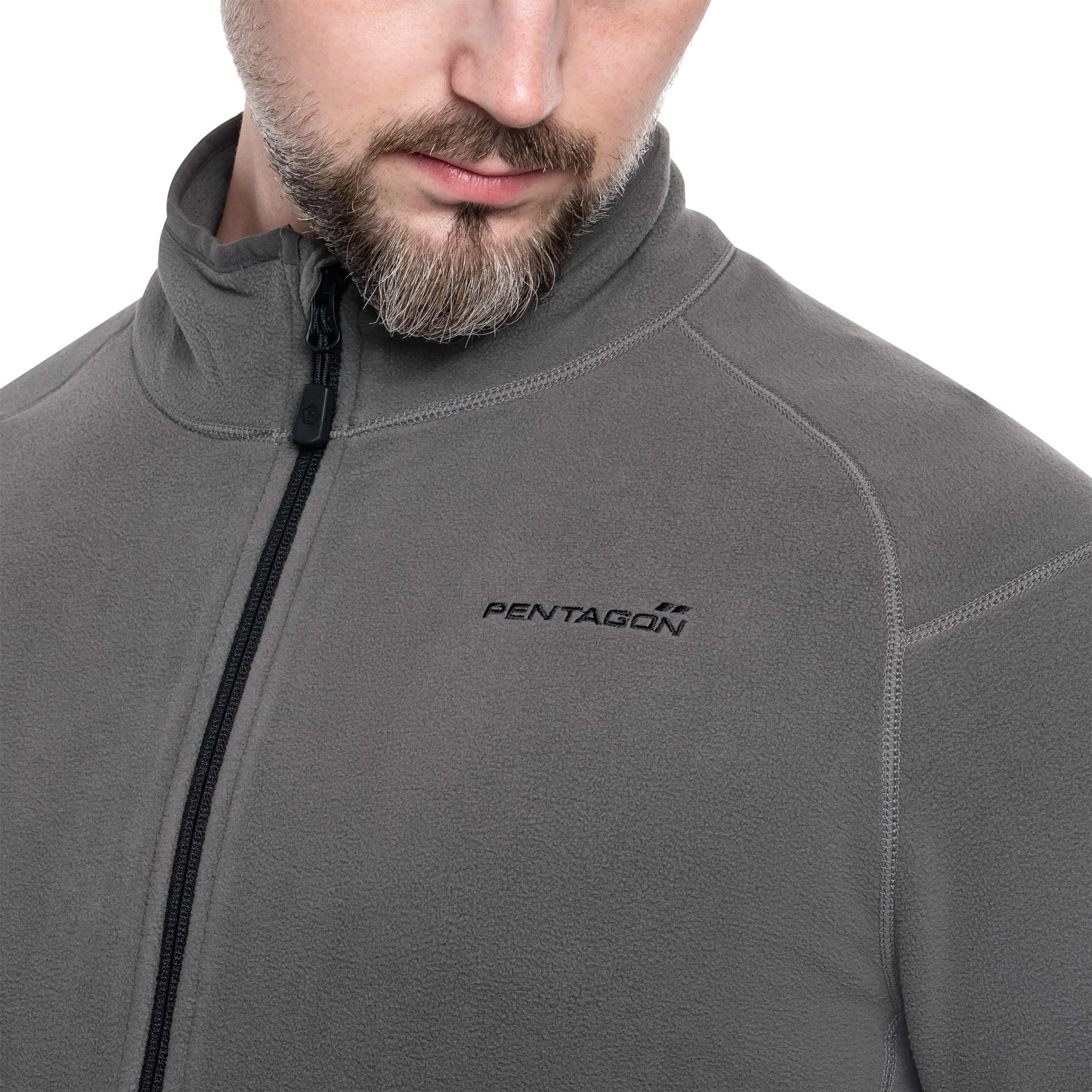 Fleesová mikina Pentagon Arkos – Wolf Grey/Black