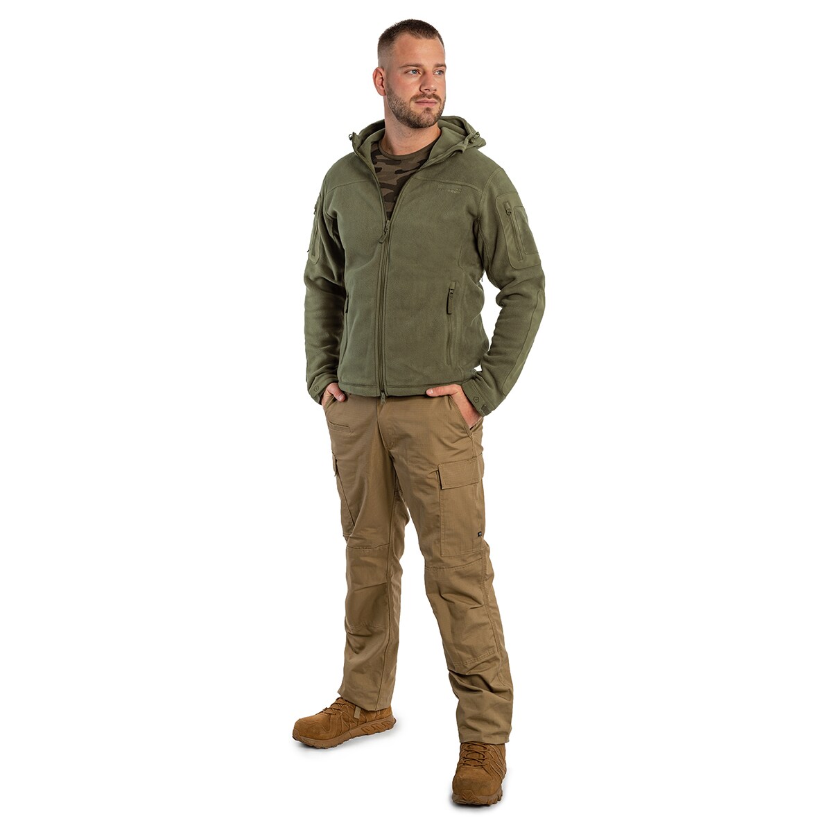 Fleesová mikina Pentagon Hercules 2.0 – Olive