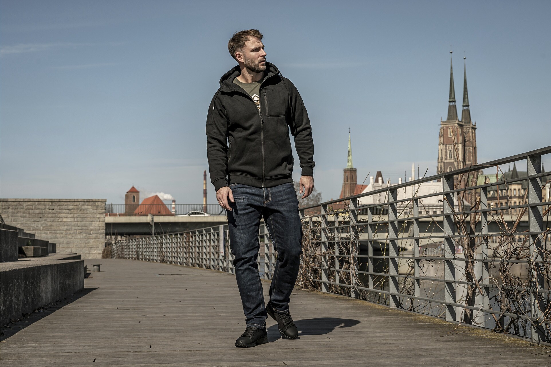 Mikina Pentagon Leonidas 2.0 Tactical Hoodie - černá