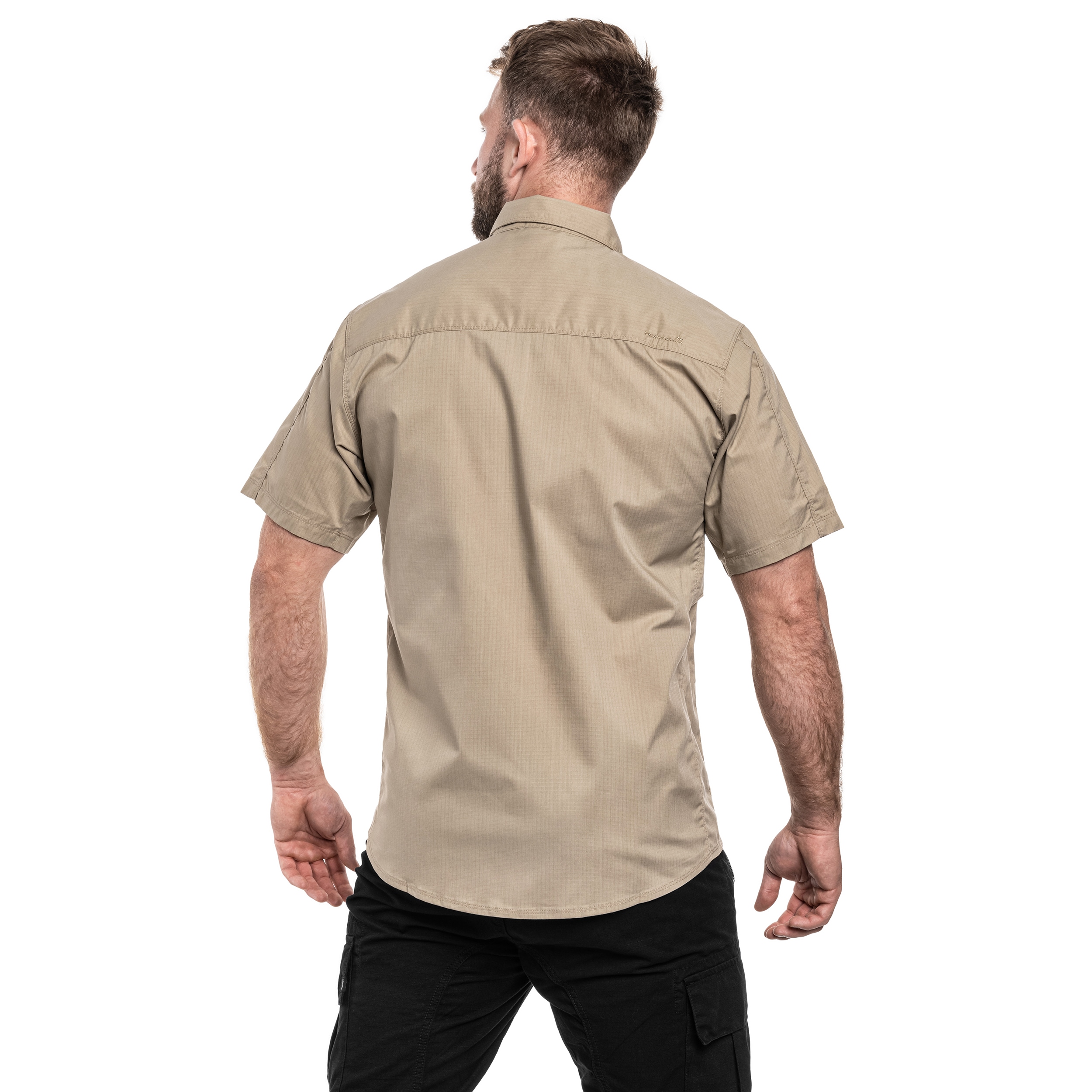 Taktická košile Pentagon Plato Short Sleeve - Khaki