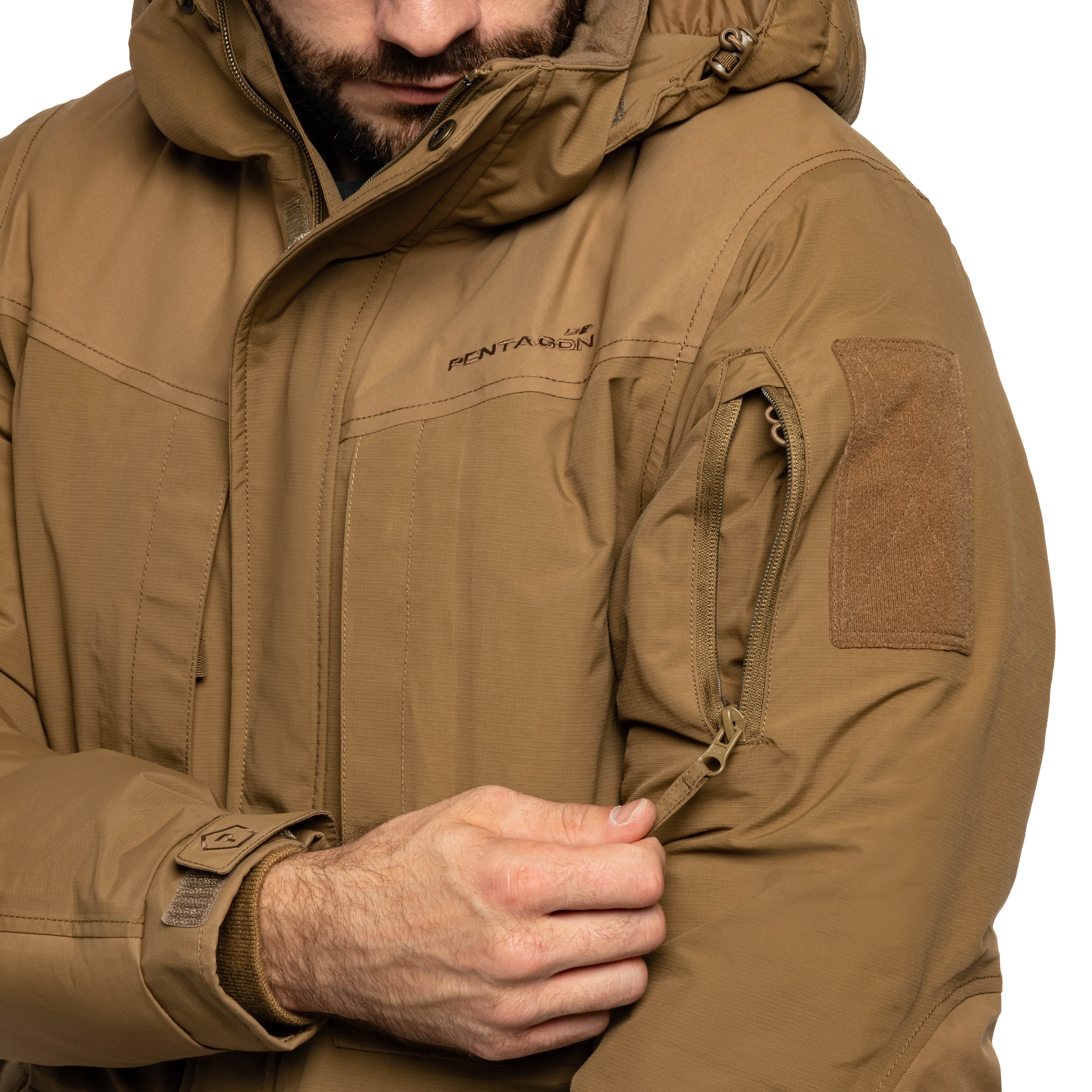 Bunda Pentagon HCP Parka - Coyote