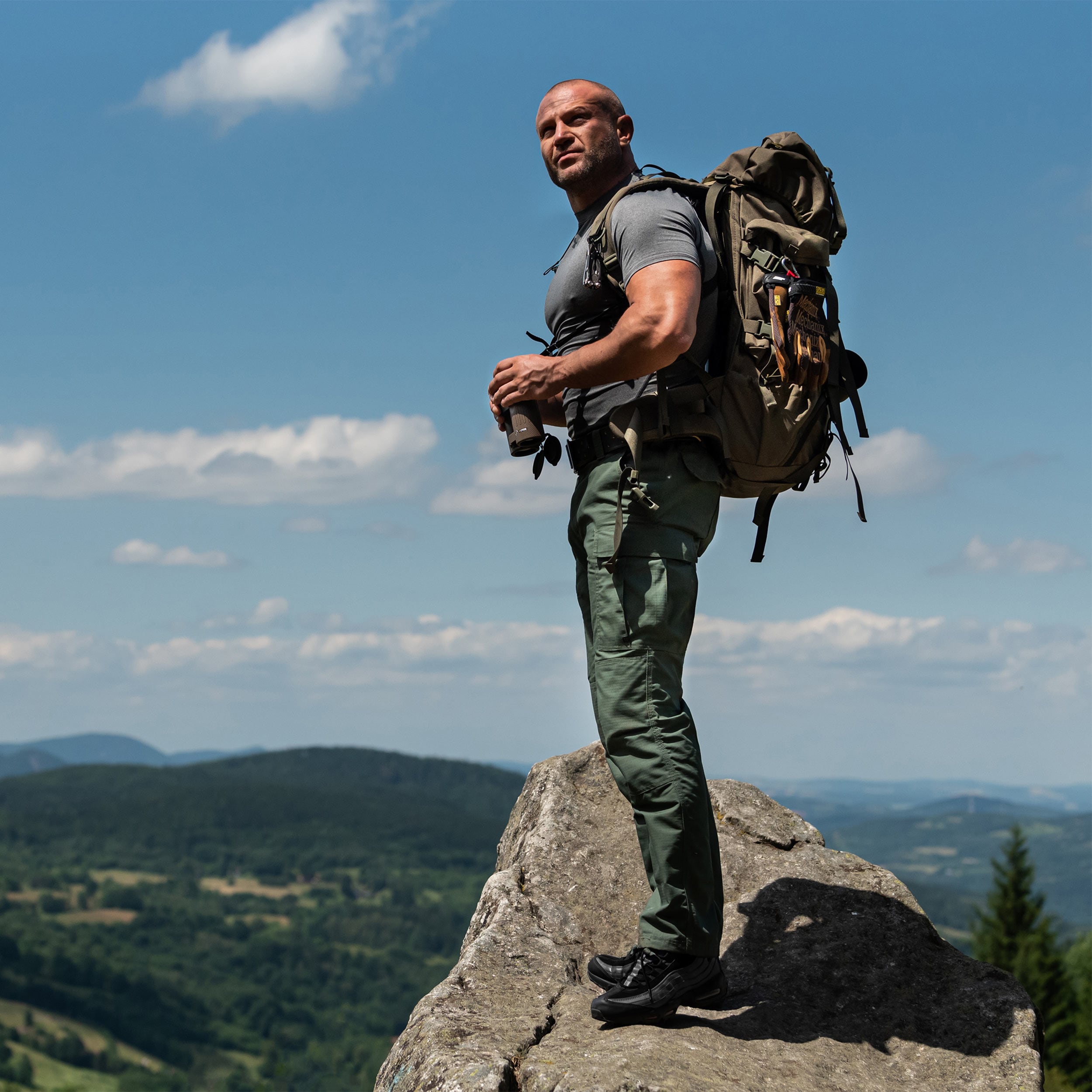 Vojenské kalhoty Pentagon BDU 2.0 – Maskáčová zelená