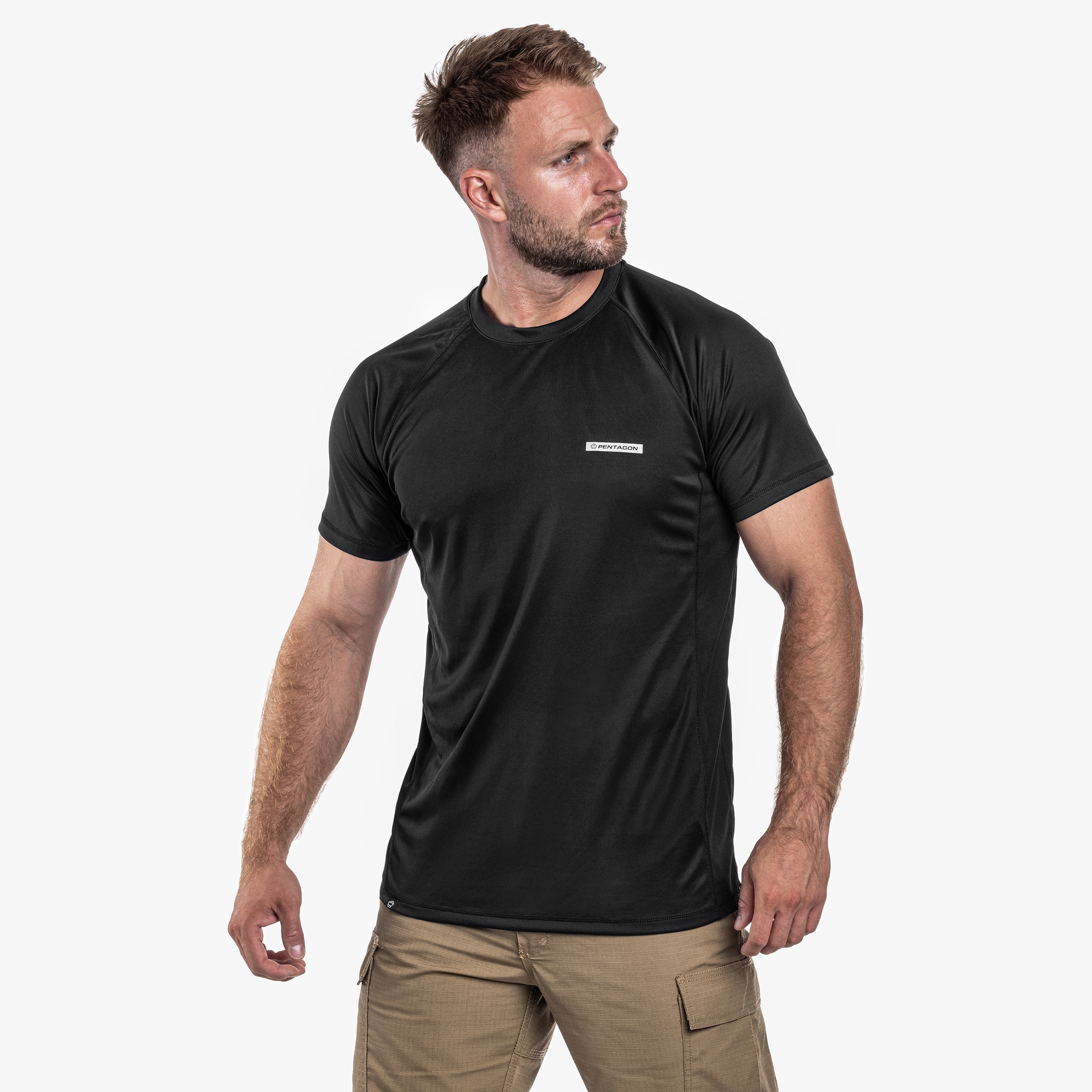 Termoaktivní tričko Pentagon Body Shock - Black