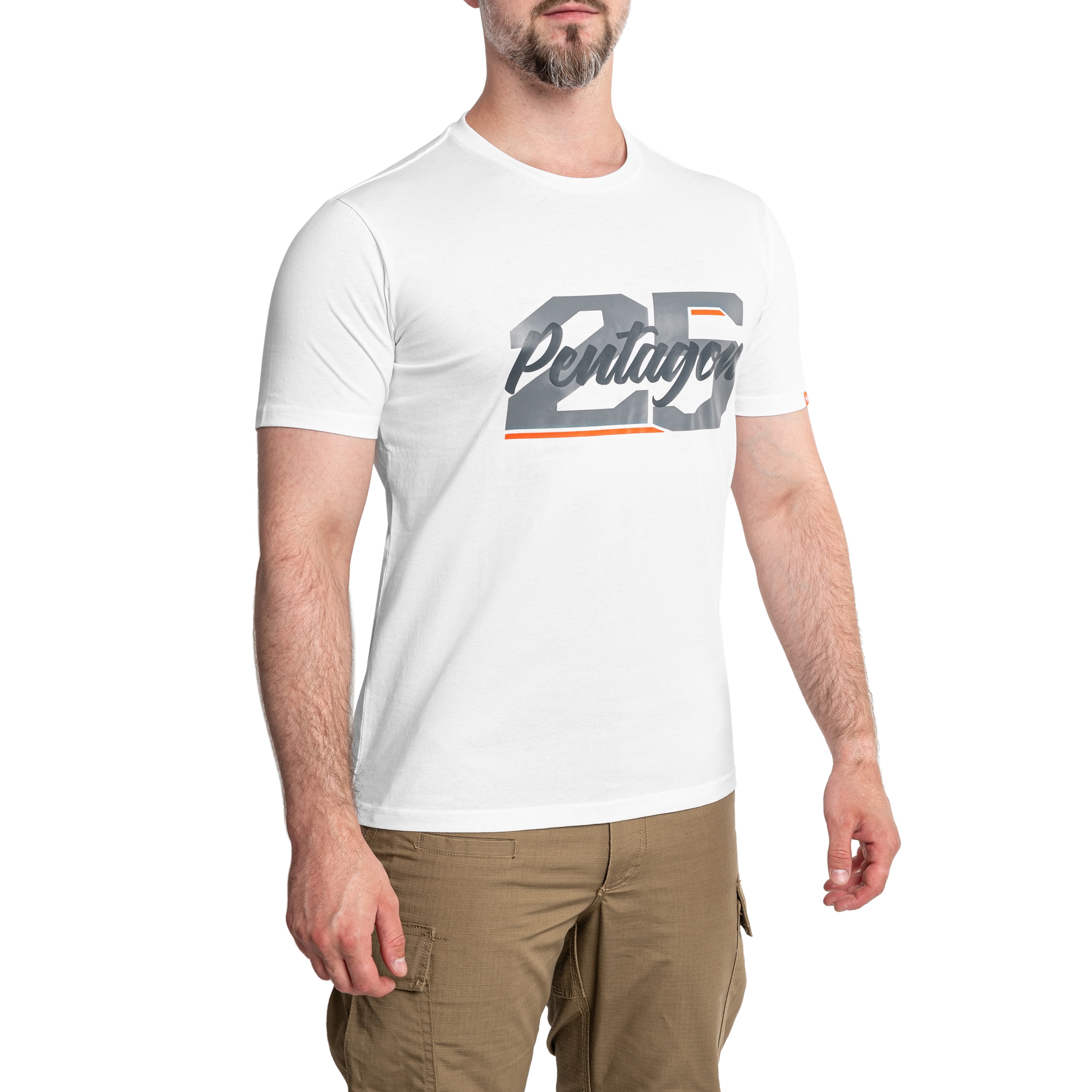 Tričko Pentagon „Twenty Five“ - White