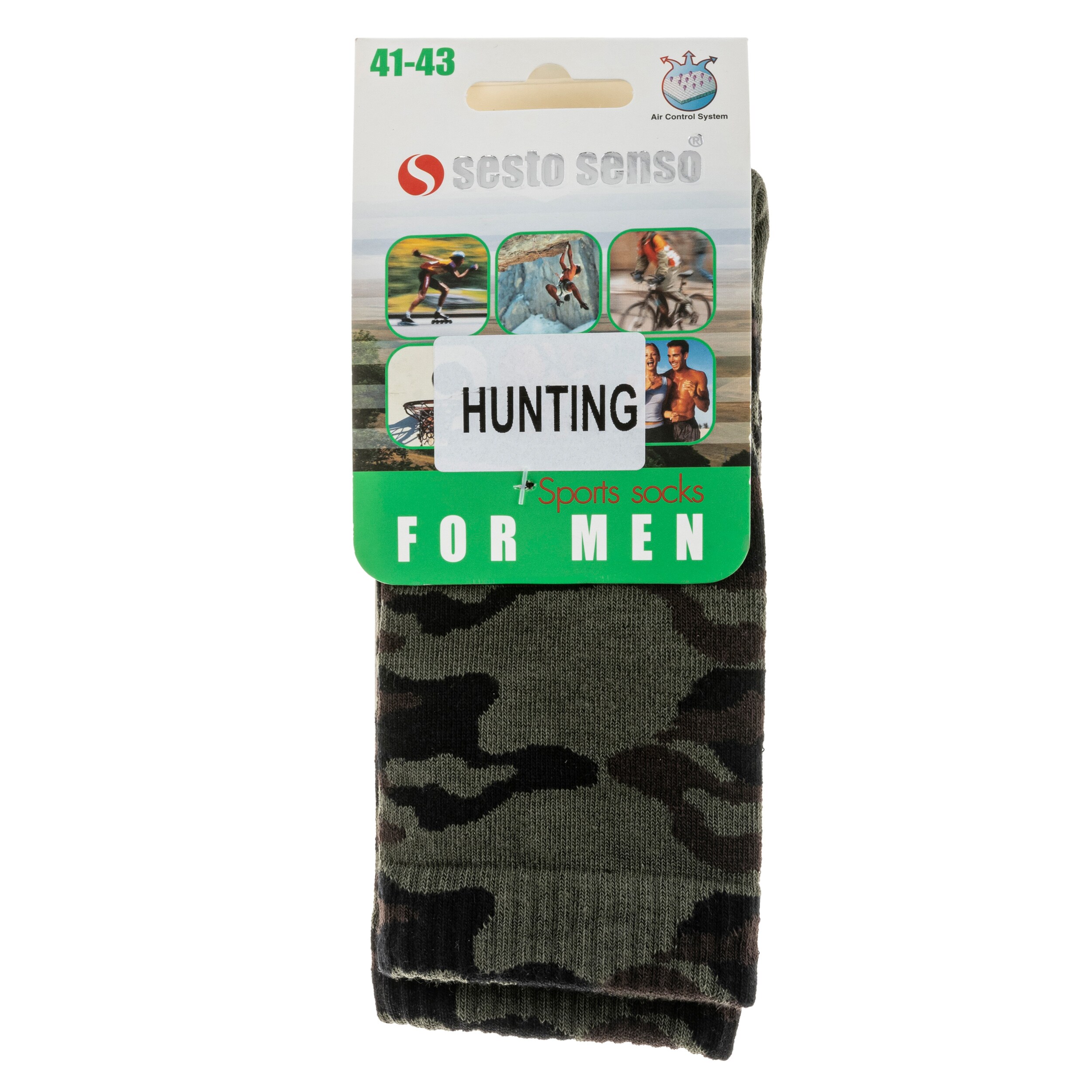 Ponožky Sesto Senso Hunting - Khaki