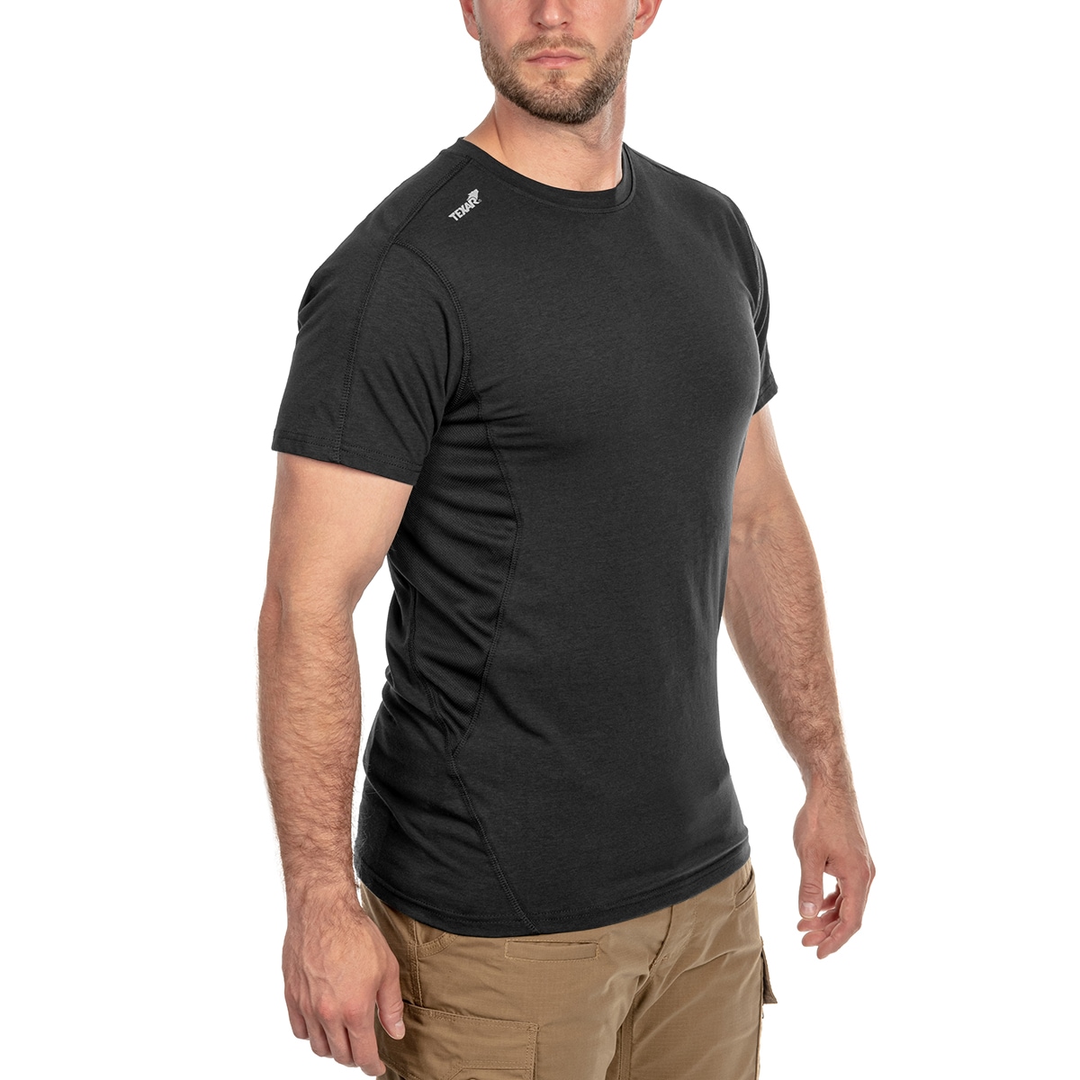 Texar Base Layer Thermo-T-Shirt Short Sleeve - Black