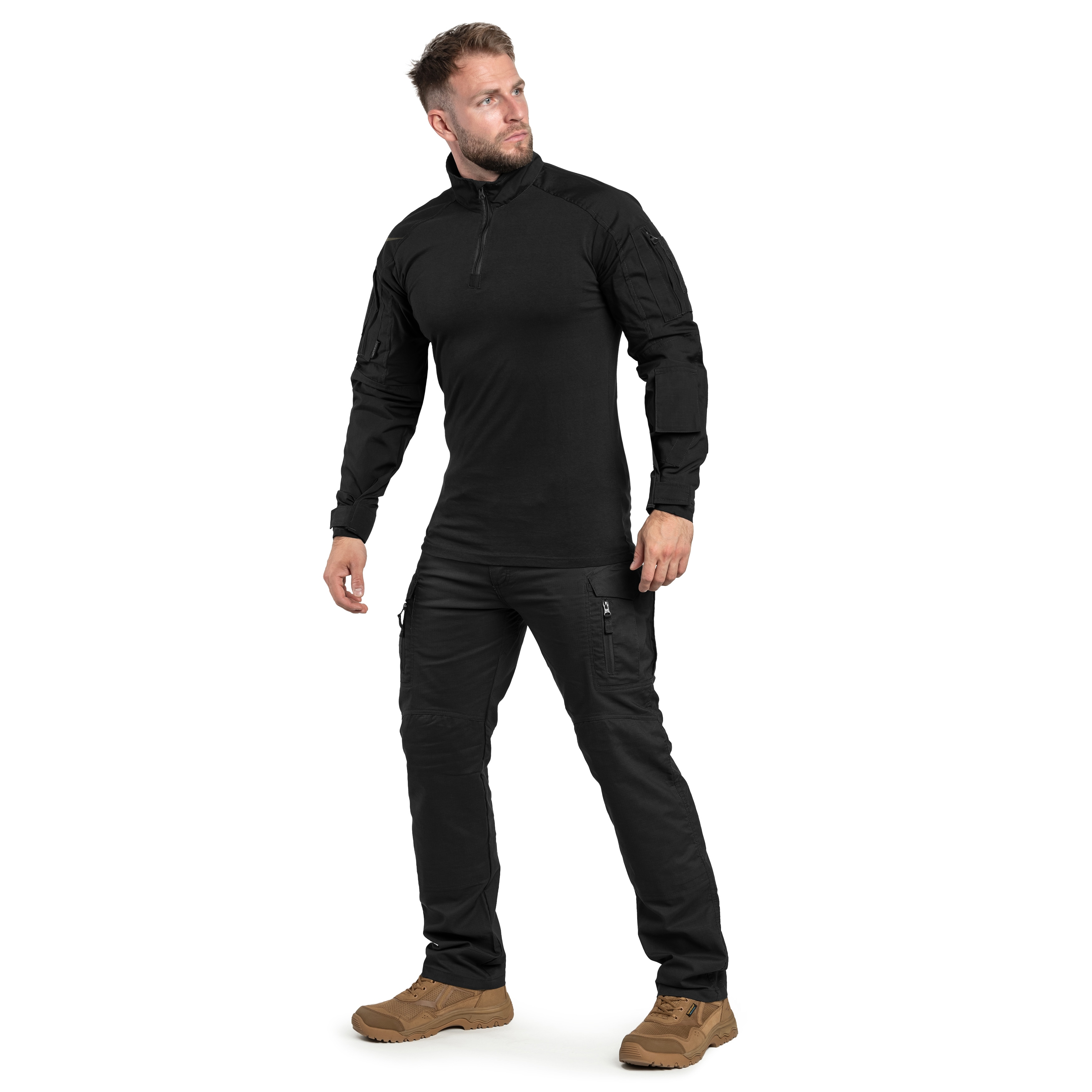 Texar - Combat Shirt - Sweatshirt - Black