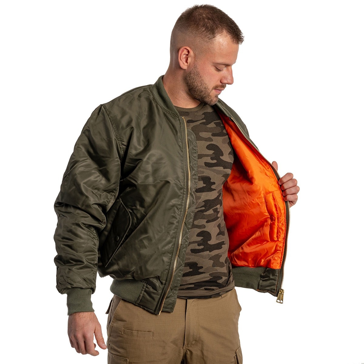 Texar - MA-1 Flyers - Jacke - Olive