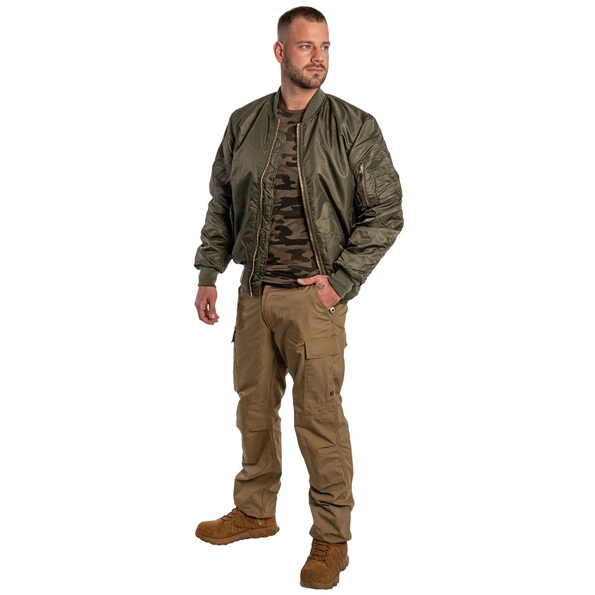 Texar - MA-1 Flyers - Jacke - Olive