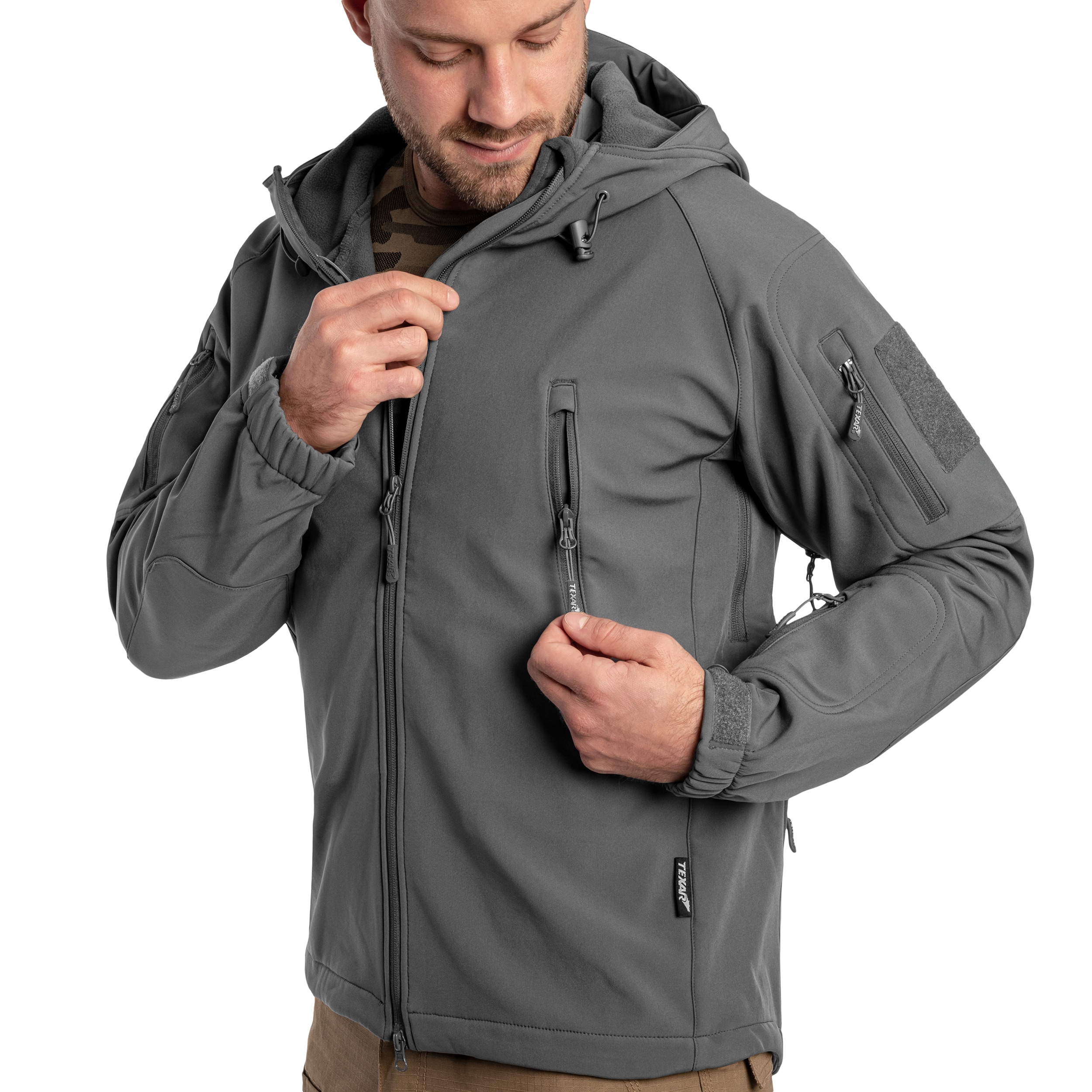 Texar - Softshell Falcon Softshelljacke - Grey