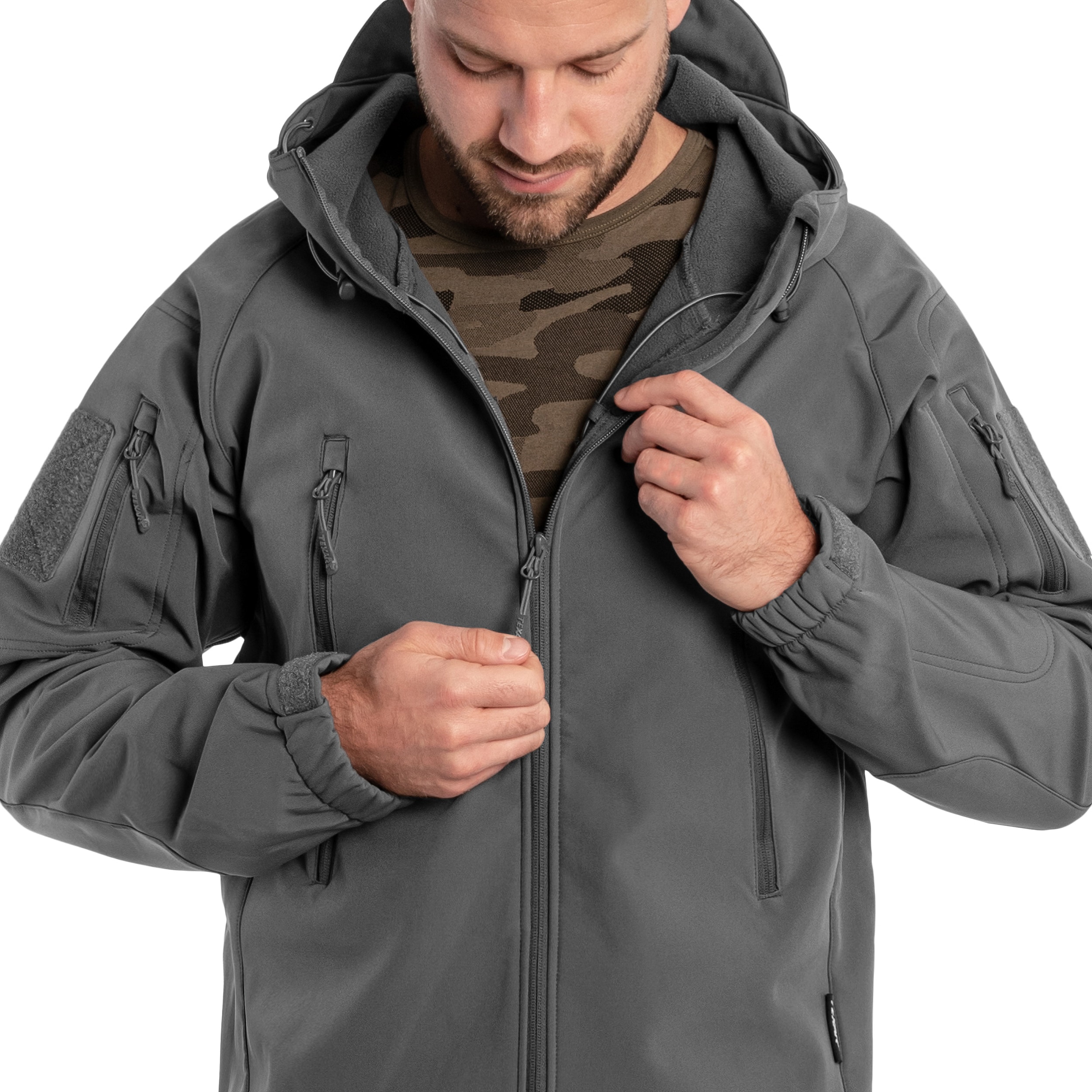 Texar - Softshell Falcon Softshelljacke - Grey