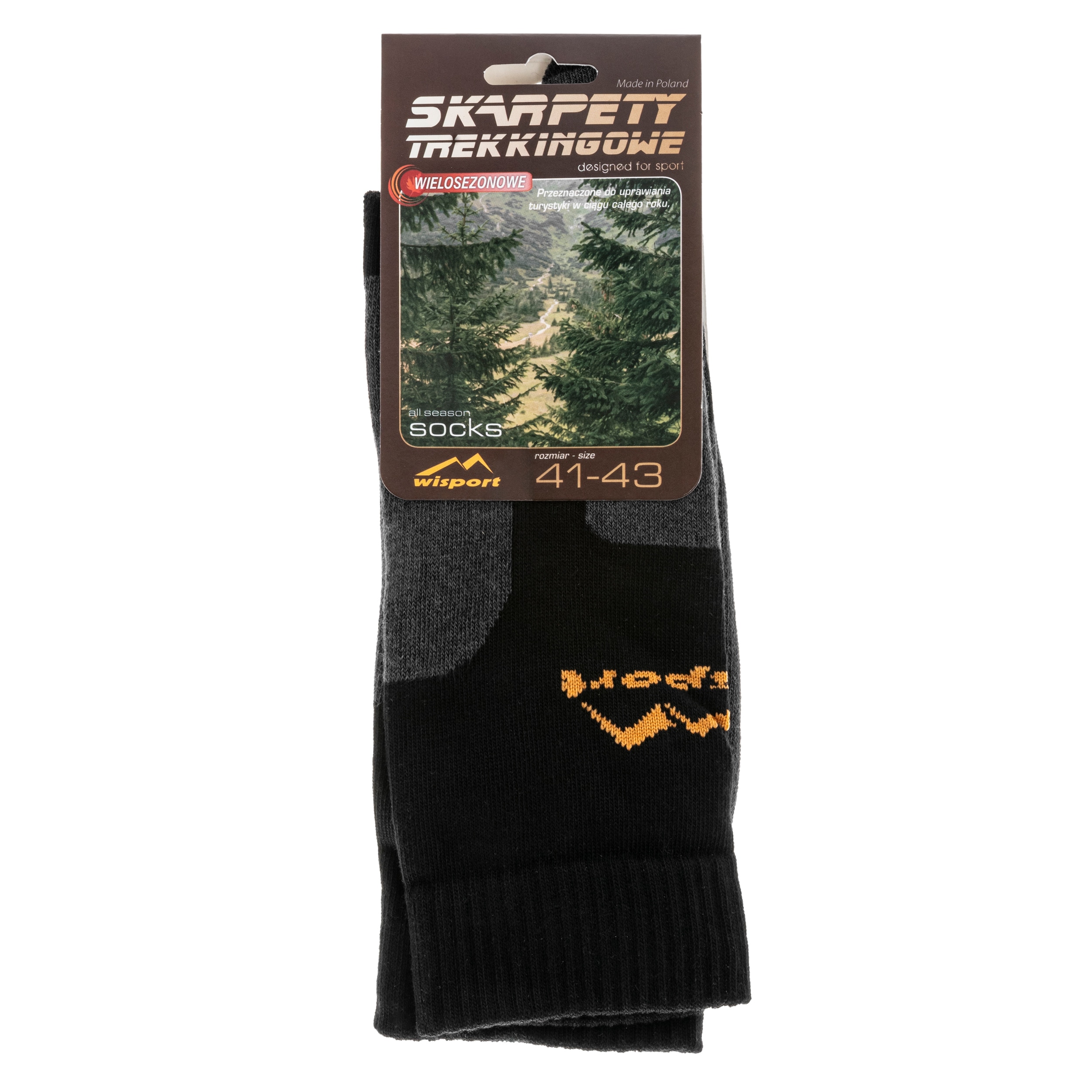 Wisport - Trekkingsocken  - Black/Graphite