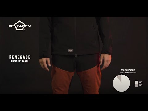 Pentagon - Renegade Savanna Hose - Black - imprägniert