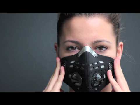 Respro - CE - Anti-Smog-Maske - Sportsta Black