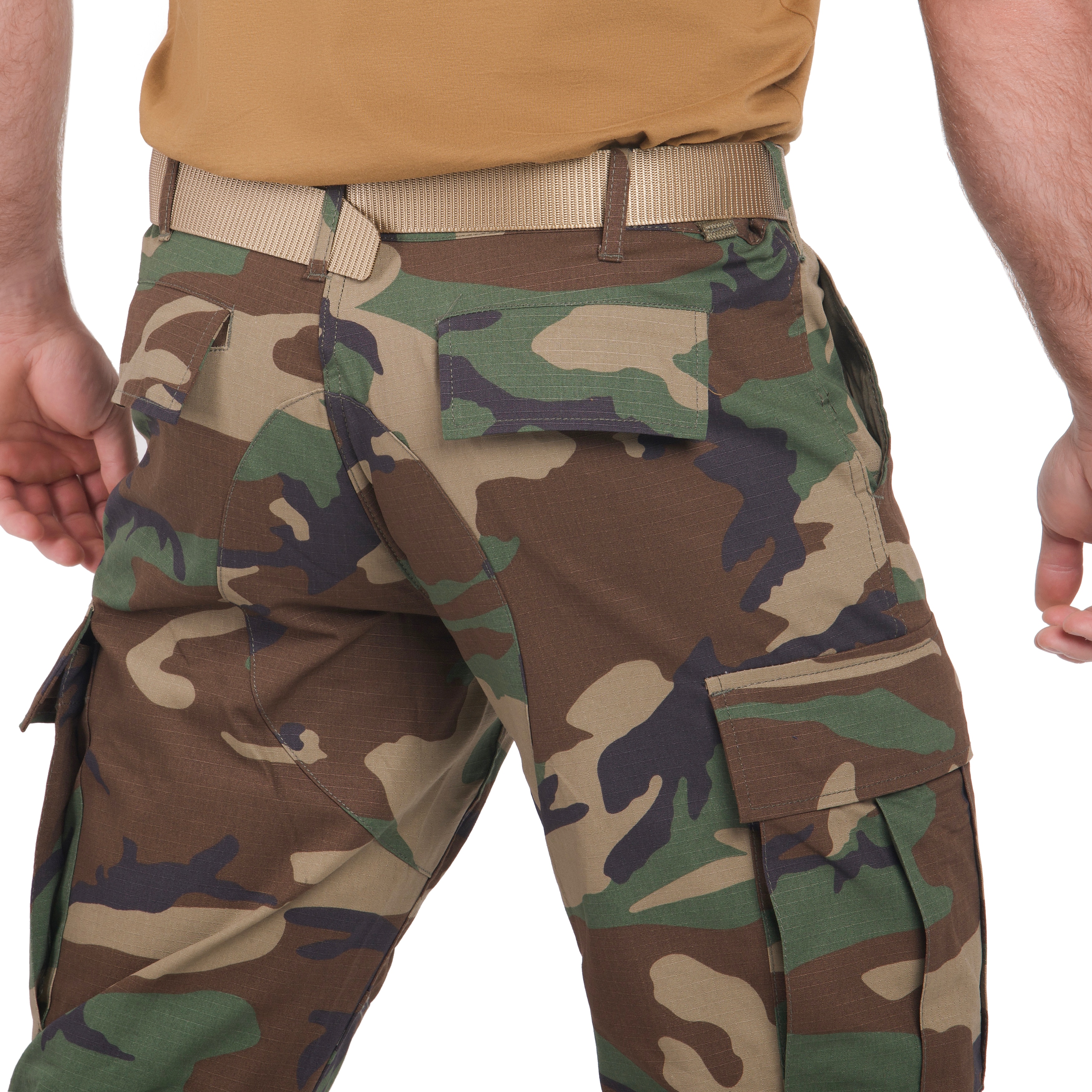 Mil-Tec - Teesar RipStop BDU Slim Fit - Militärhose - Woodland