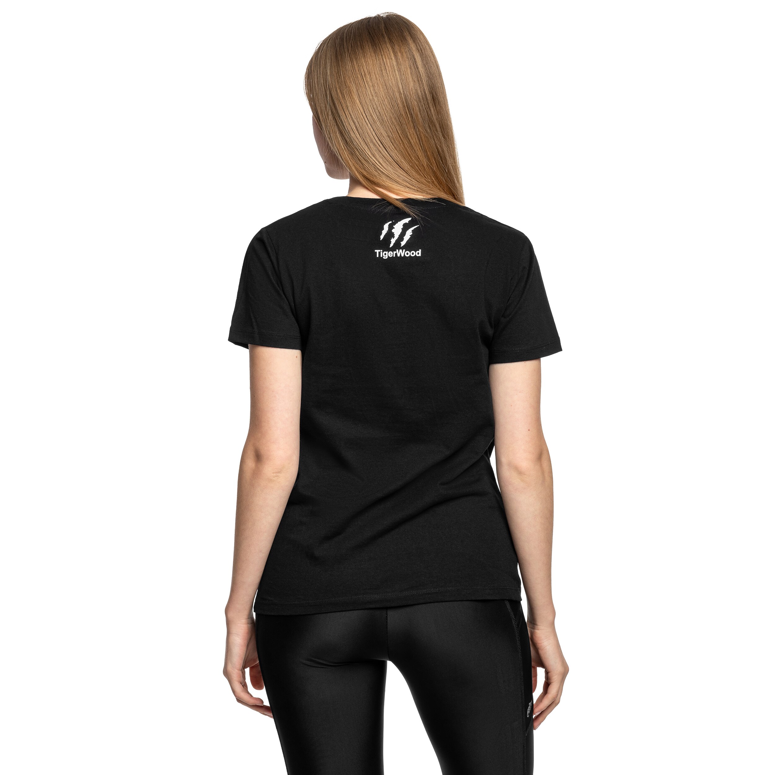 TigerWood - Punisher - Damen T-Shirt - Black