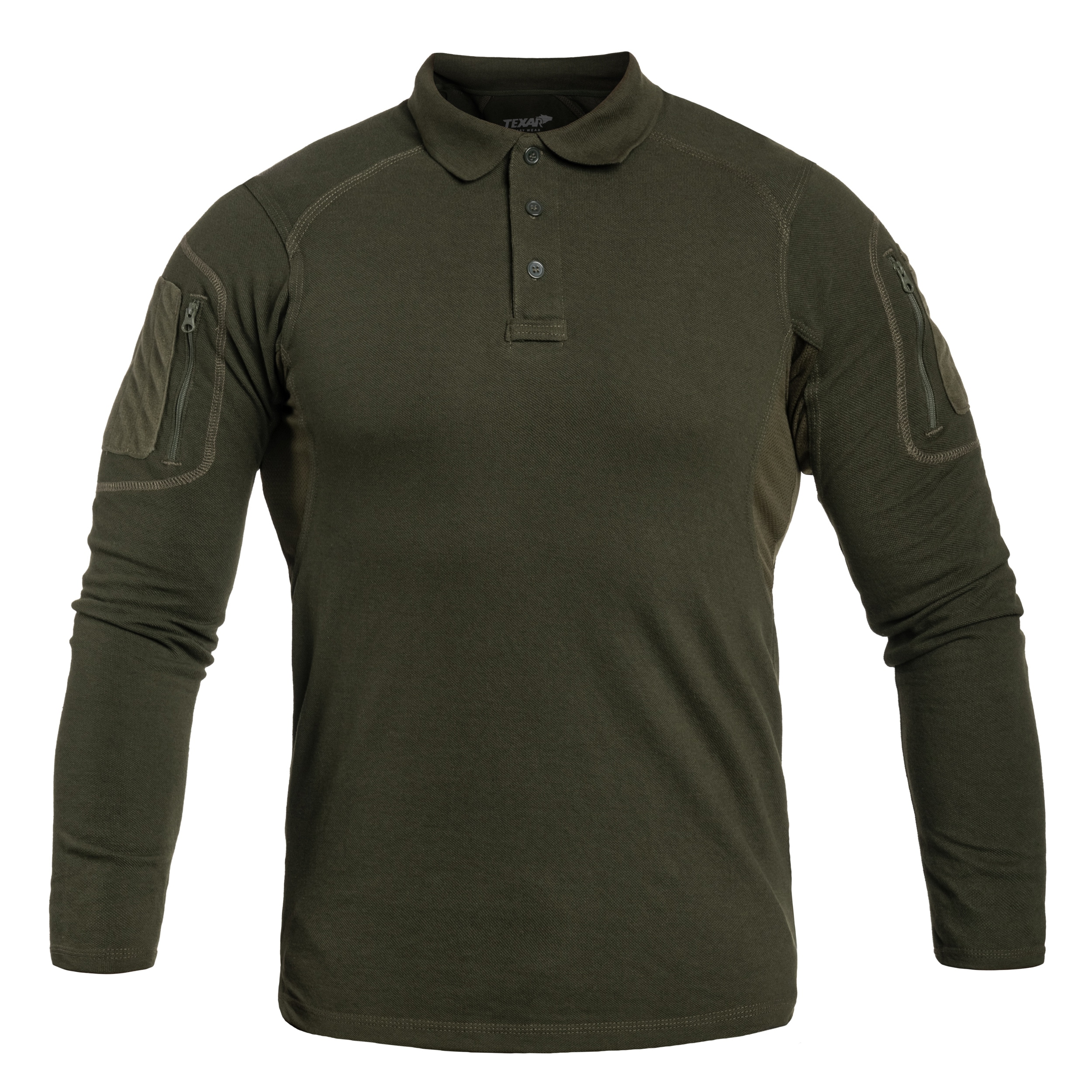 Texar - Elite Pro Long Sleeve - Poloshirt - Olive