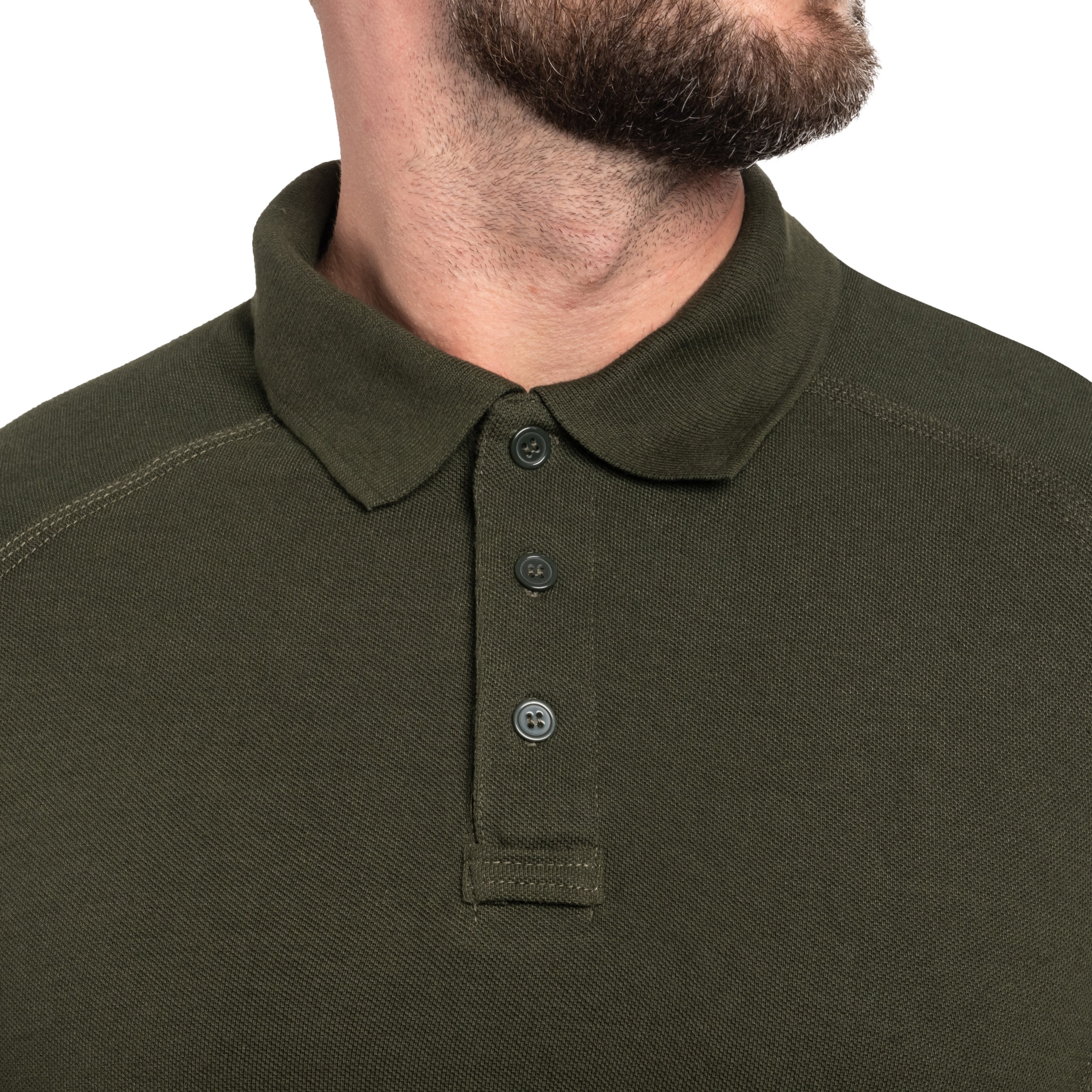 Texar - Elite Pro Long Sleeve - Poloshirt - Olive