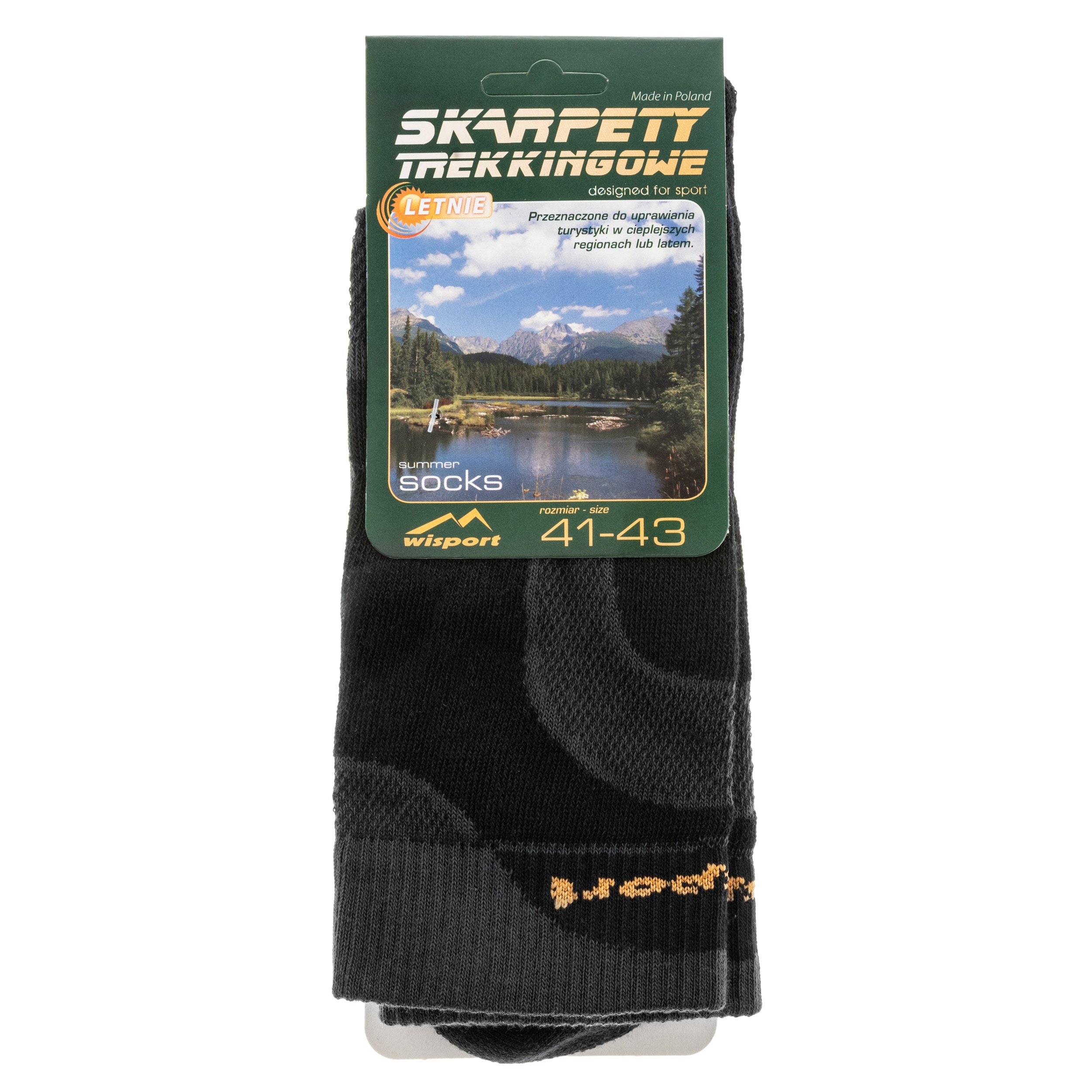 Wisport - Summer Trekking Socken - Black