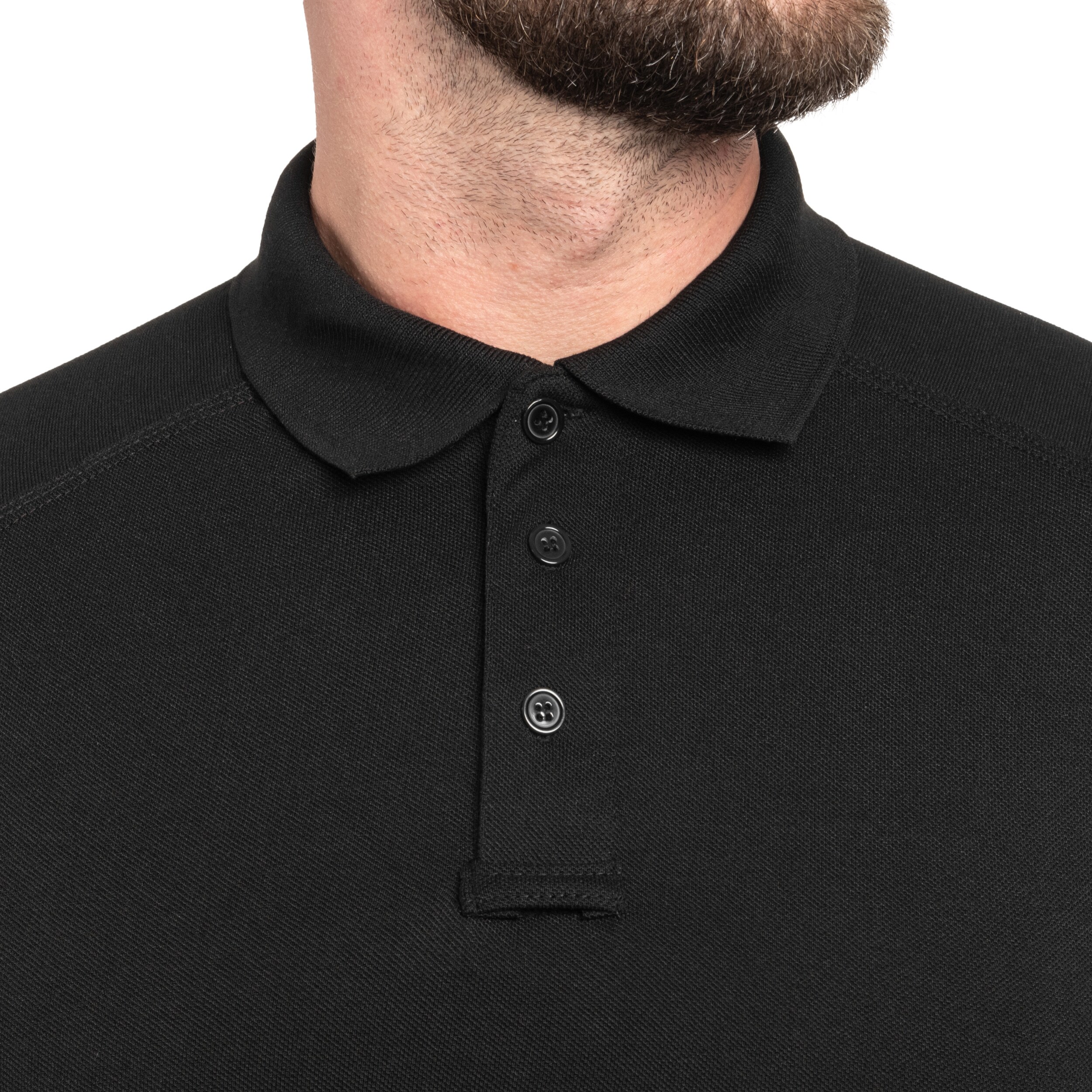 Texar - Elite Pro Long Sleeve - Poloshirt - Black