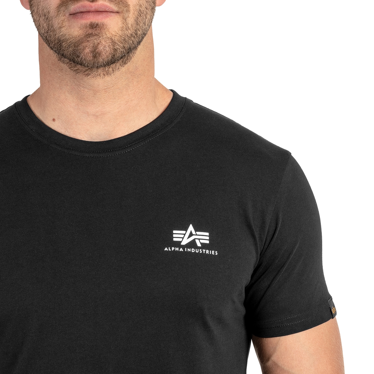 Alpha Industries - Basic Small Logo - T-Shirt  - Black