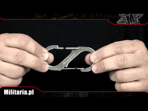 Nite Ize - S-Biner 2 - Karabinerhaken - Slidelock - Steel- Black