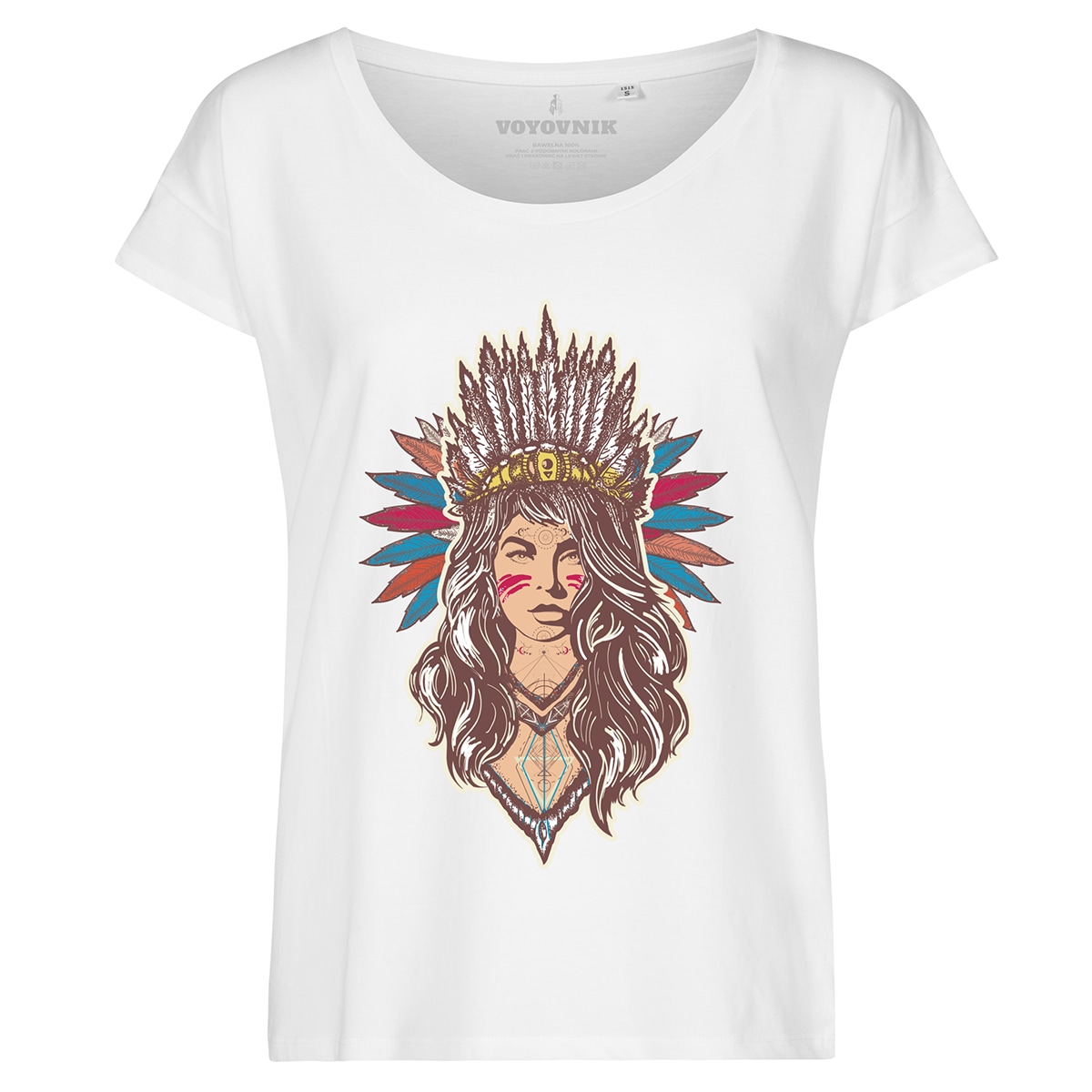 Voyovnik Siuox Warbonnet - Damen-T-Shirt - Weiß