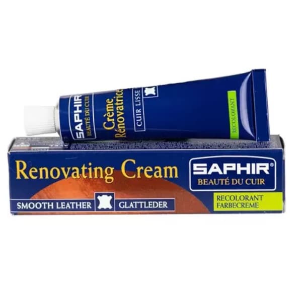 Saphir - BDC Renovating Cream - Renovierungscreme für Leder 25 ml -  Braun