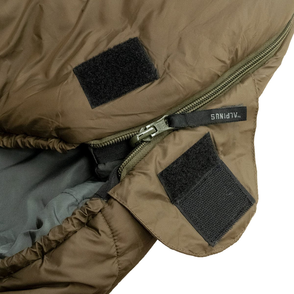 Alpinus - Survival 1300 - Schlafsack - Khaki - links