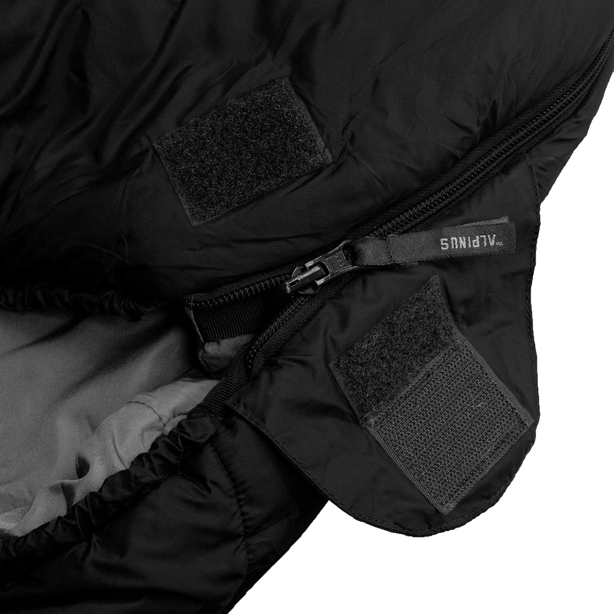 Alpinus -  Survival 1100 - Schlafsack - Black - links