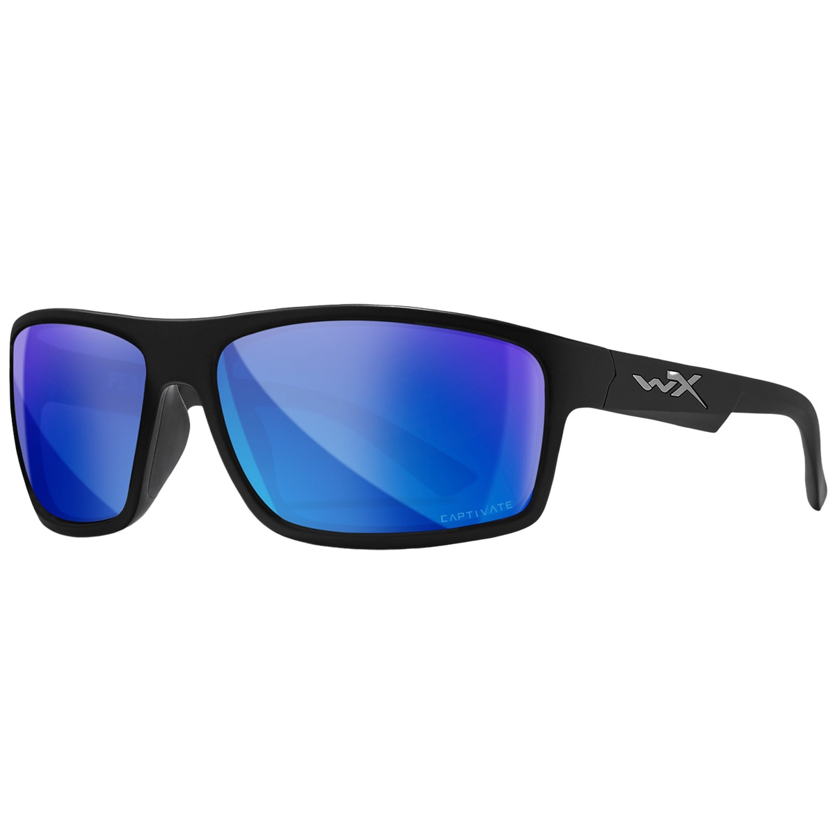 Wiley X - Peak - Brille - Captivate Polarized Blue Mirror/Matte Black