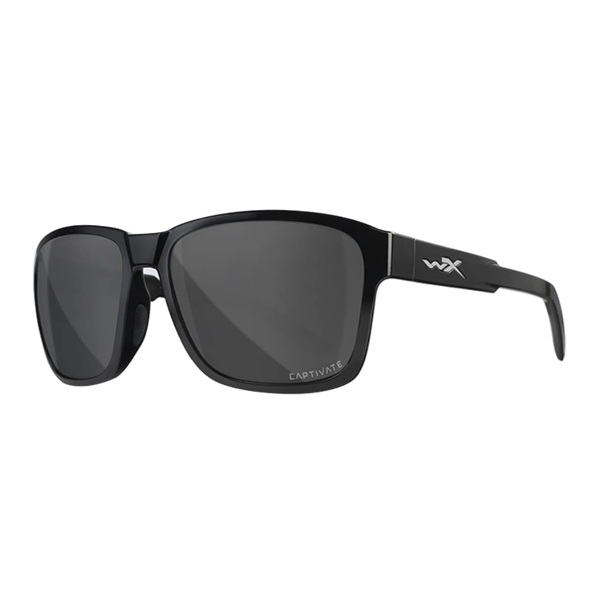 Wiley X - Trek - Brille - Captivate Polarized Grey/Gloss Black