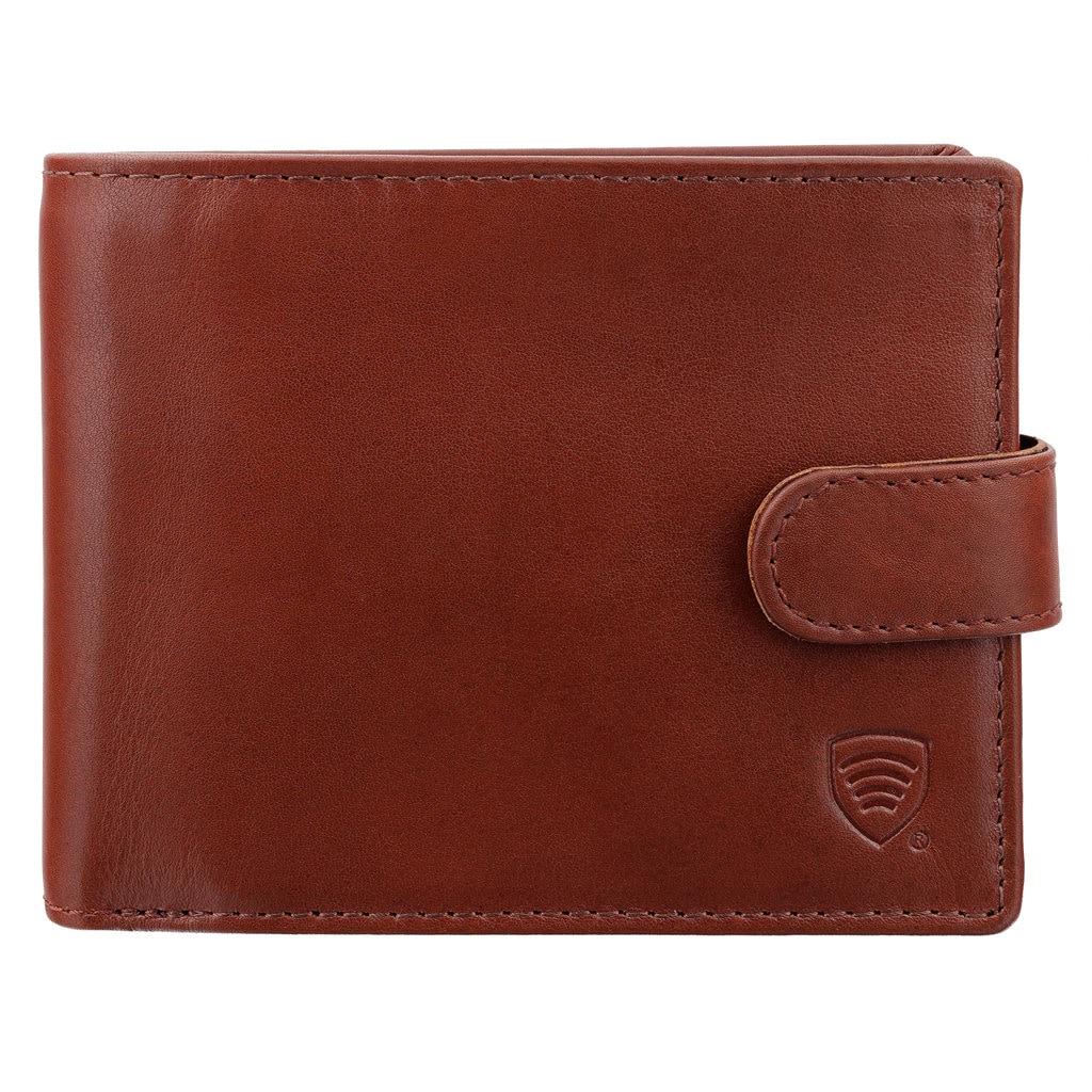 Koruma Smart RFID Block - Leder-Geldbörse - Braun