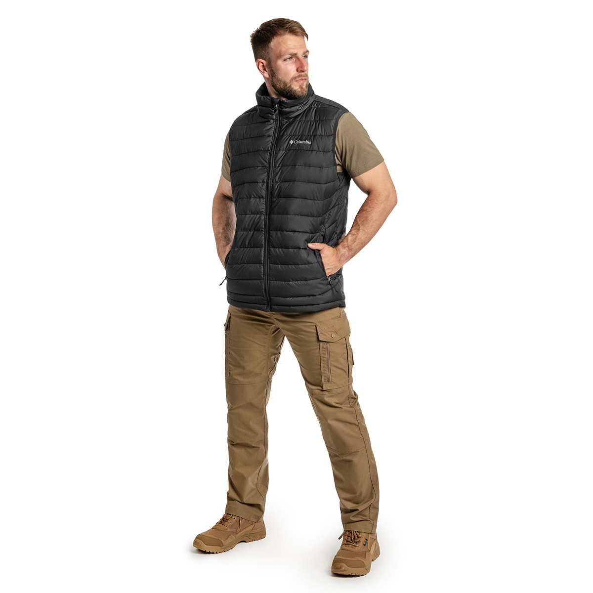 Columbia - Powder Lite Vest - ärmelosse Jacke - Black