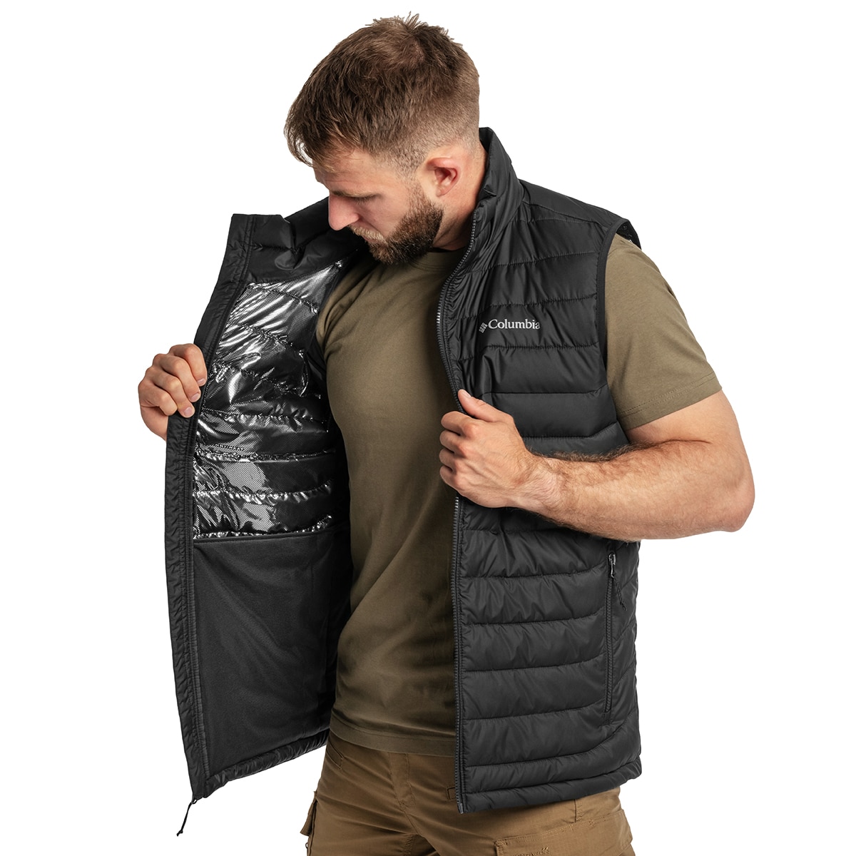 Columbia - Powder Lite Vest - ärmelosse Jacke - Black