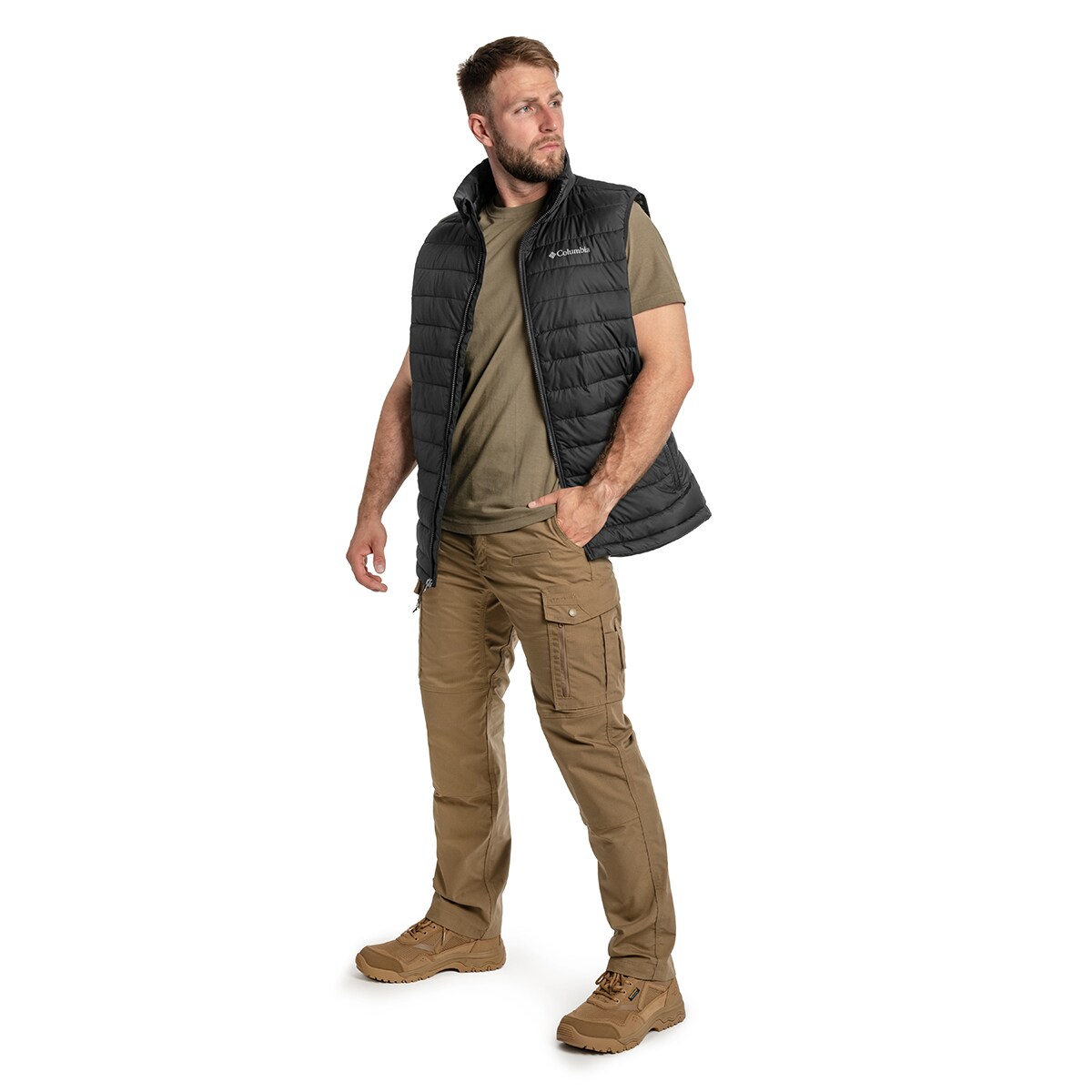 Columbia - Powder Lite Vest - ärmelosse Jacke - Black