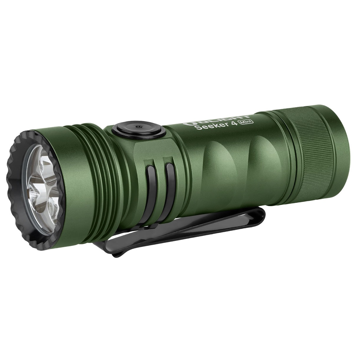 Olight - Seeker 4 Mini Cool White - Taktische Taschenlampe - OD Green - 1200 Lumen