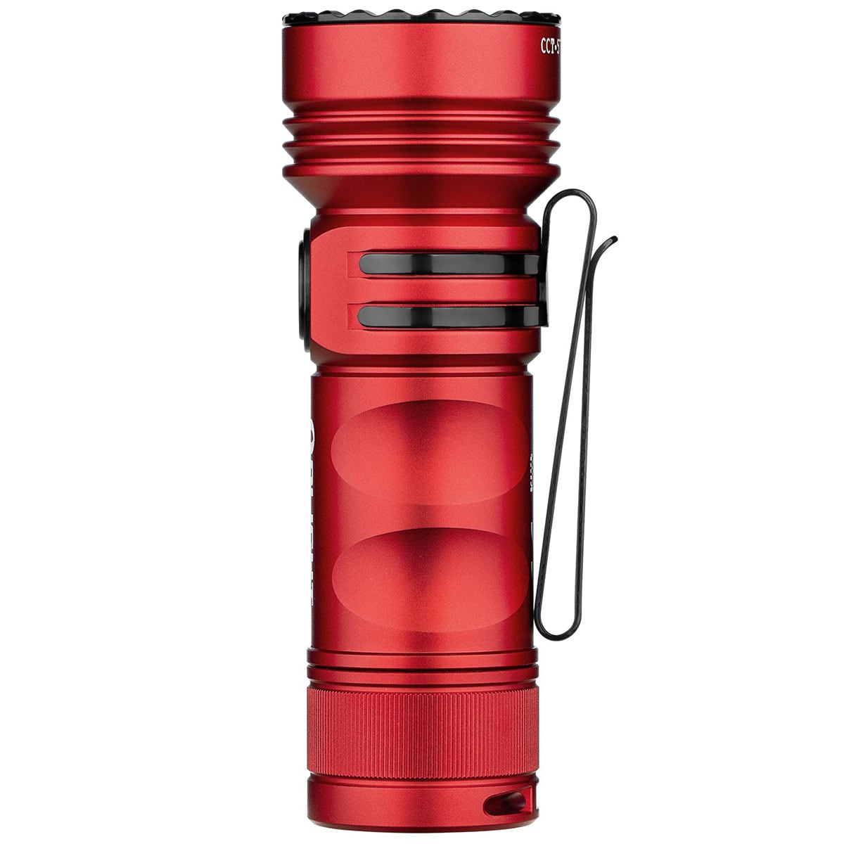 Olight - Seeker 4 Mini Cool White - Taktische Taschenlampe - Red - 1200 Lumen