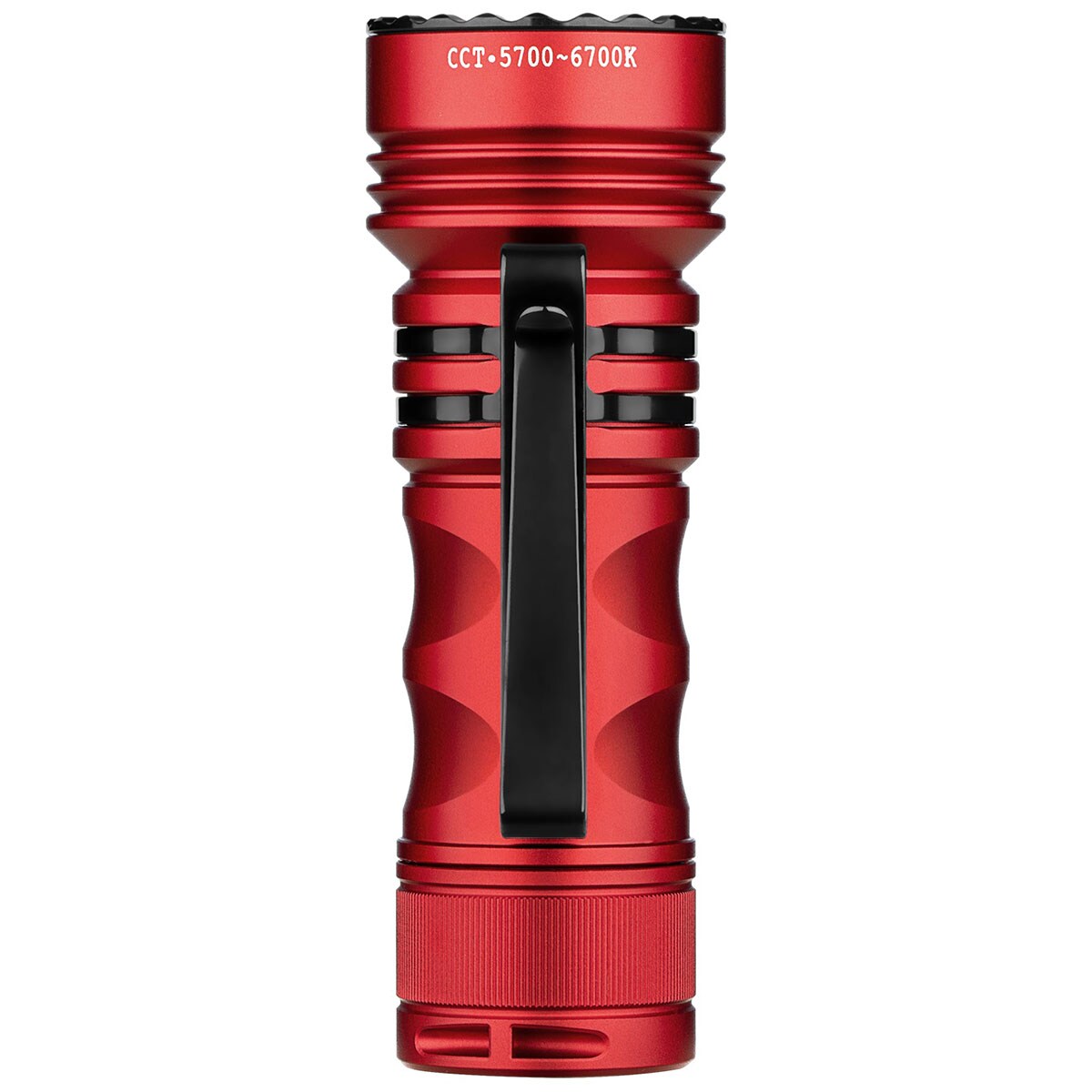 Olight - Seeker 4 Mini Cool White - Taktische Taschenlampe - Red - 1200 Lumen