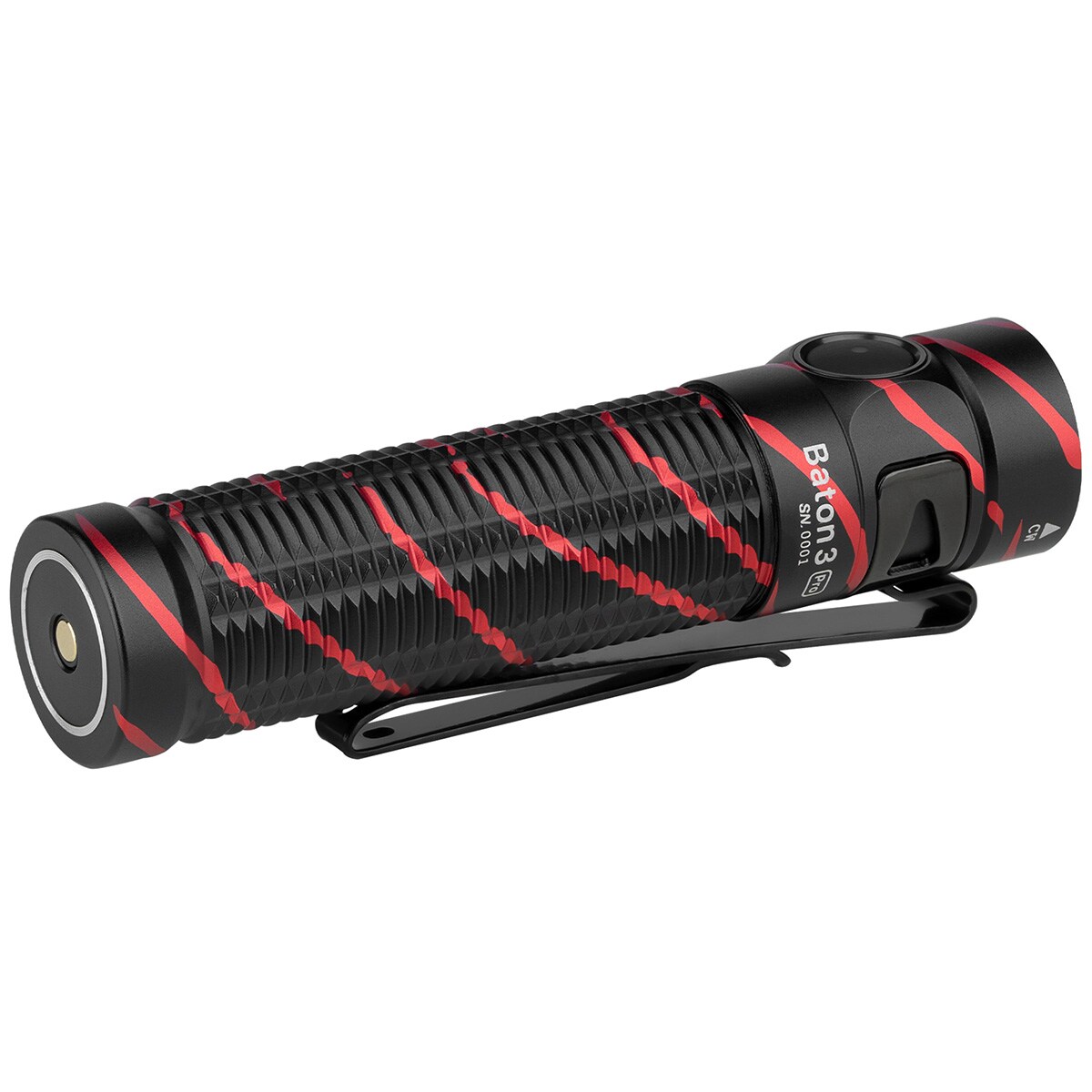 Olight - Baton 3 Pro Cool White Limited Edition - Akku-Taschenlampe - Black Lava - 1500 Lumen