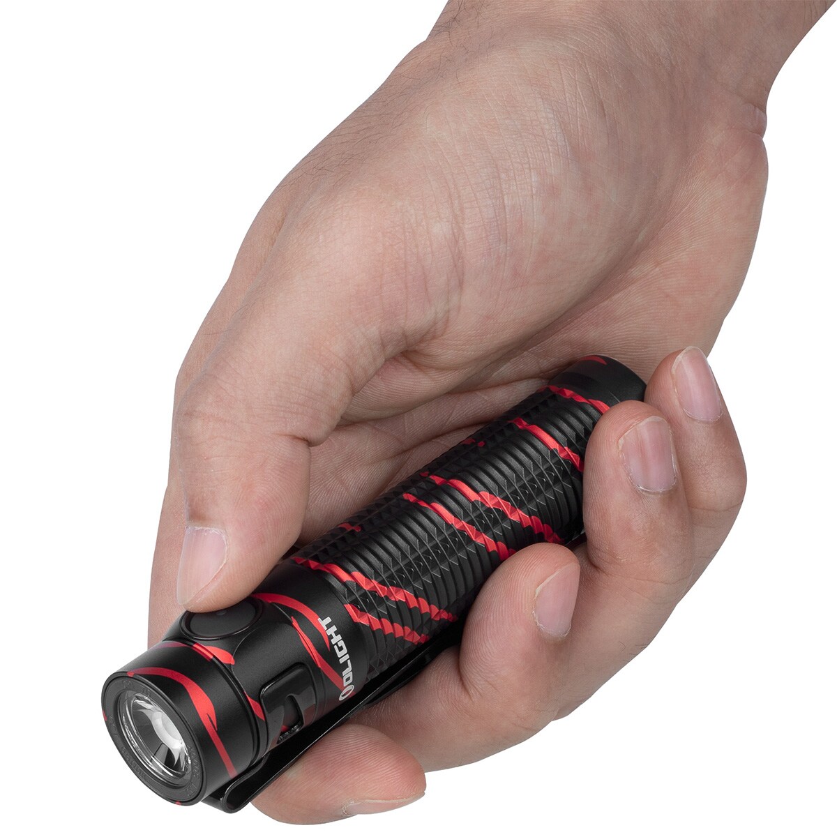 Olight - Baton 3 Pro Cool White Limited Edition - Akku-Taschenlampe - Black Lava - 1500 Lumen