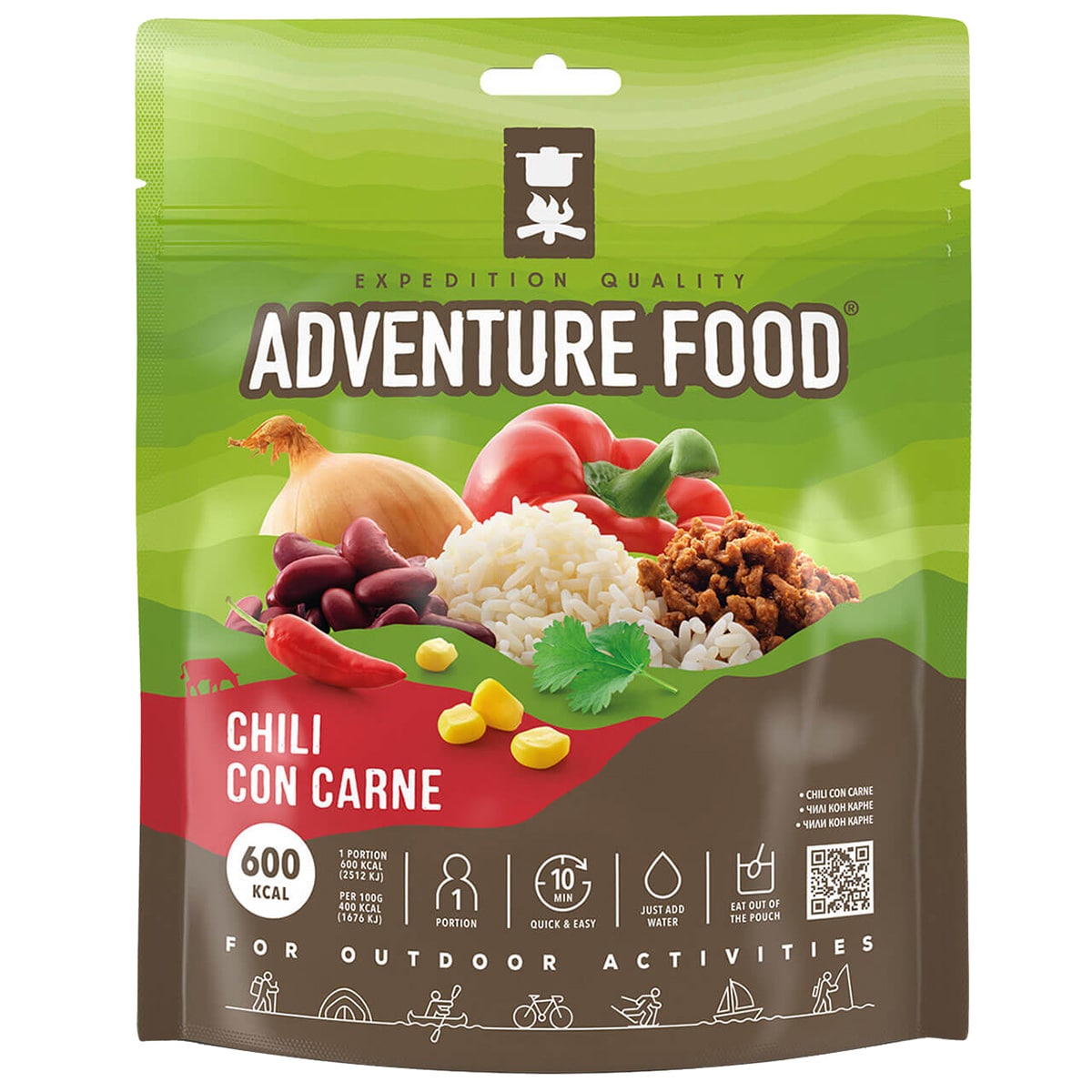 Adventure Food - Gefriergetrocknete Lebensmittel - Chili con Carne - 149 g