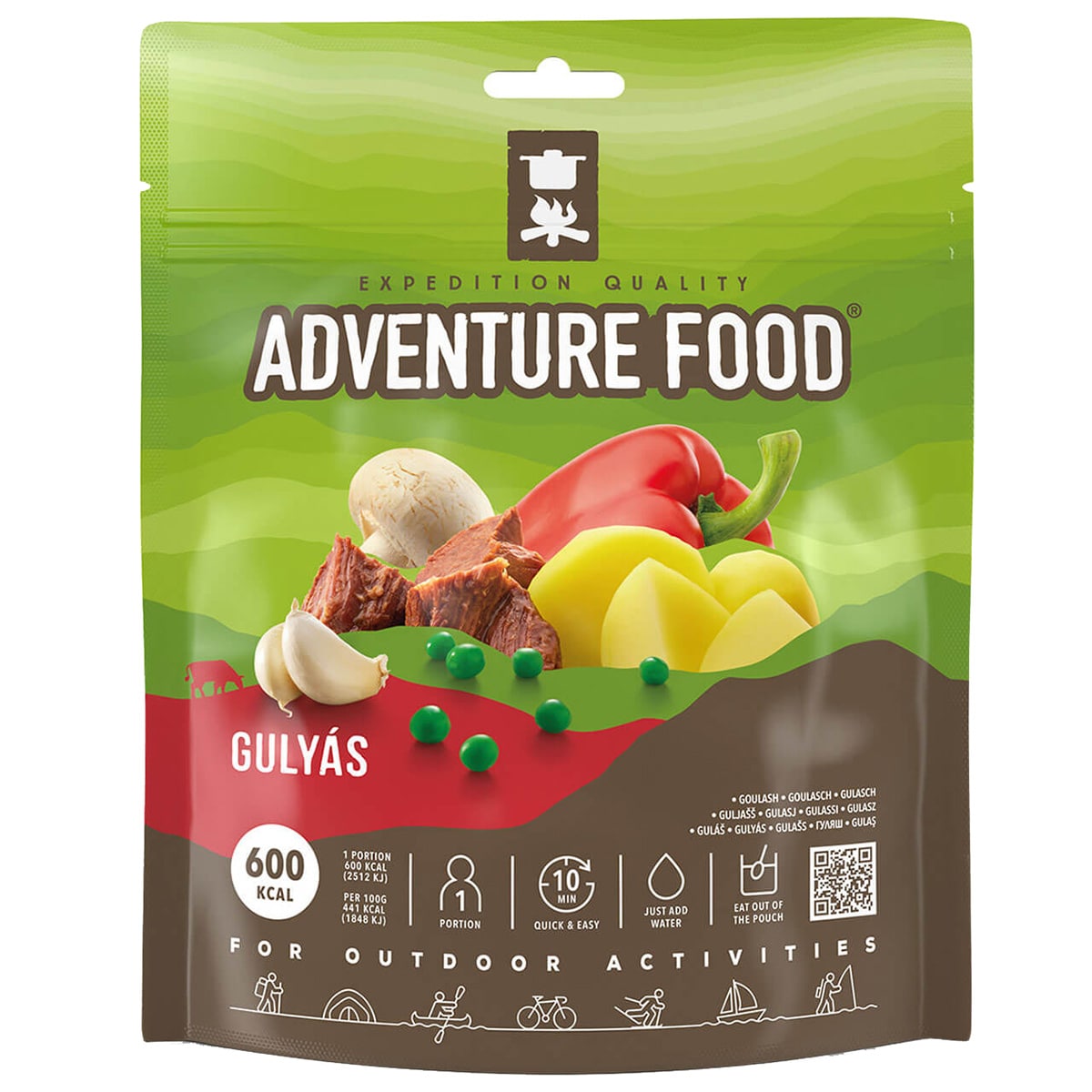 Adventure Food - Gefriergetrocknete Lebensmittel - Gulasch - 135 g