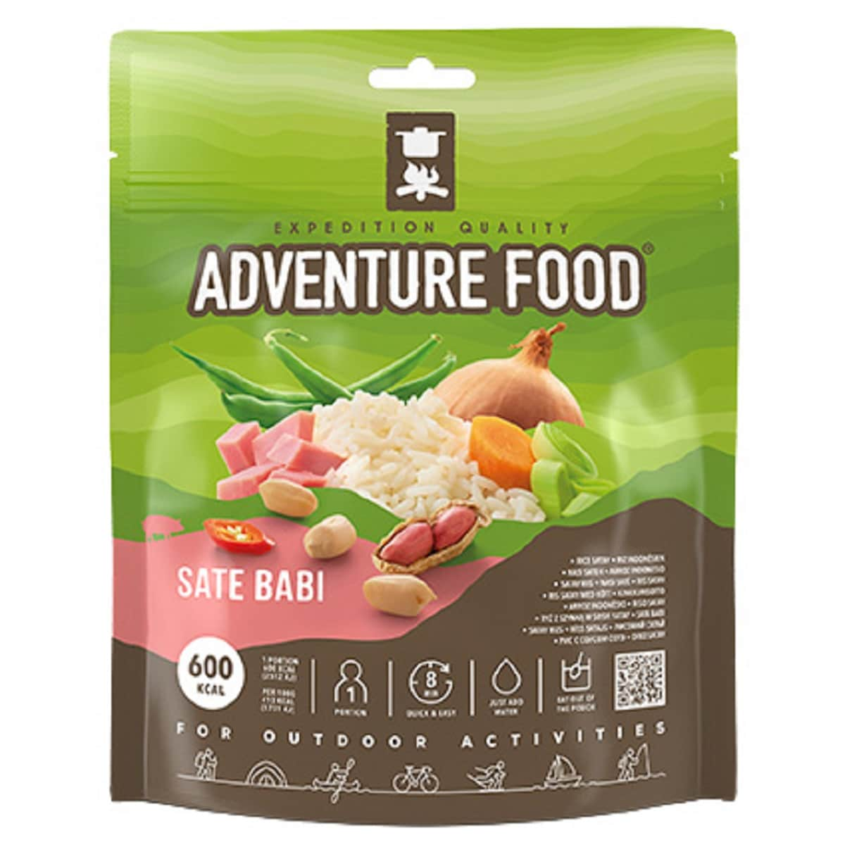 Adventure Food - Gefriergetrocknete Lebensmittel - Reis mit Schinken - 144 g