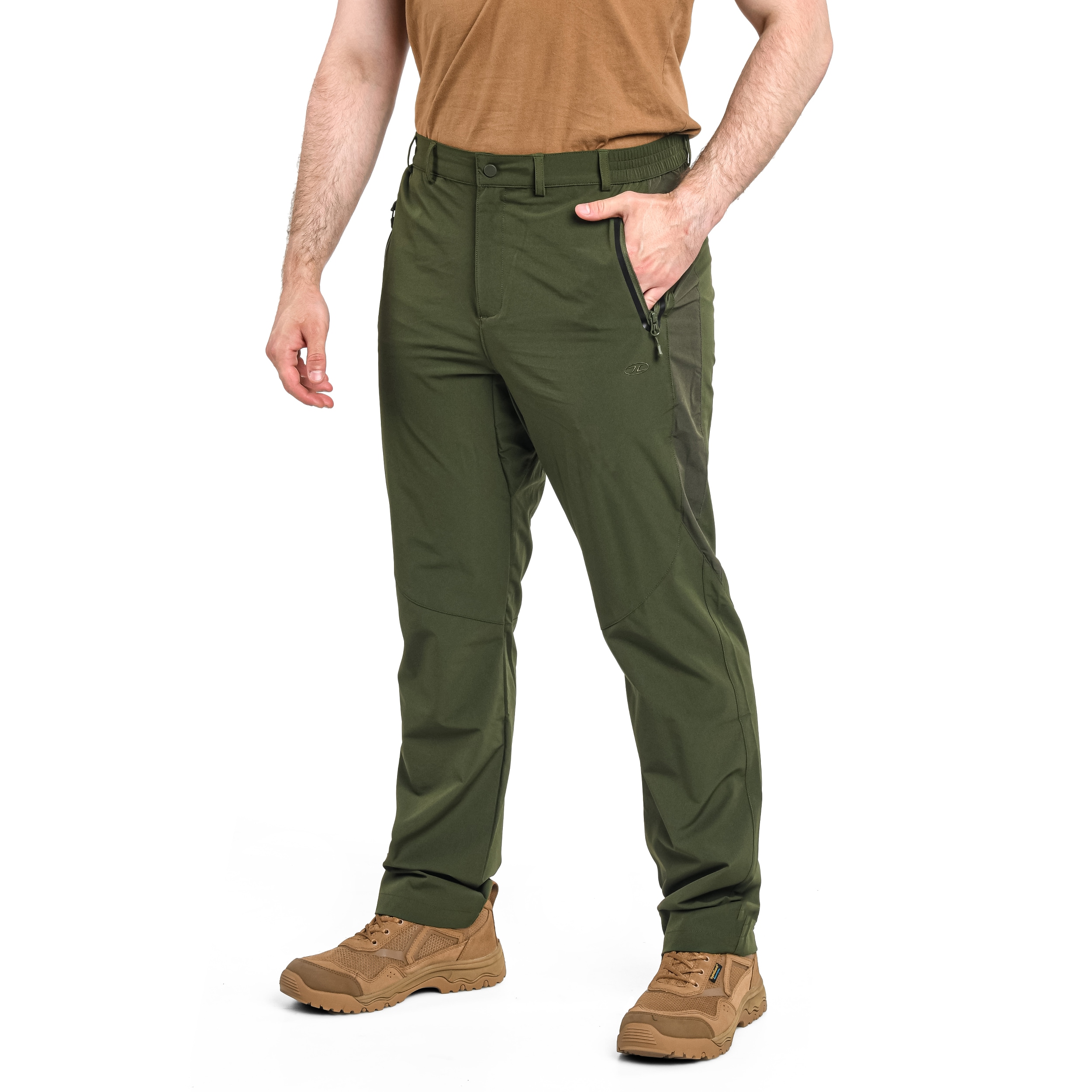 Highlander Outdoor Munro Walking Trousers Hose - Forest Green