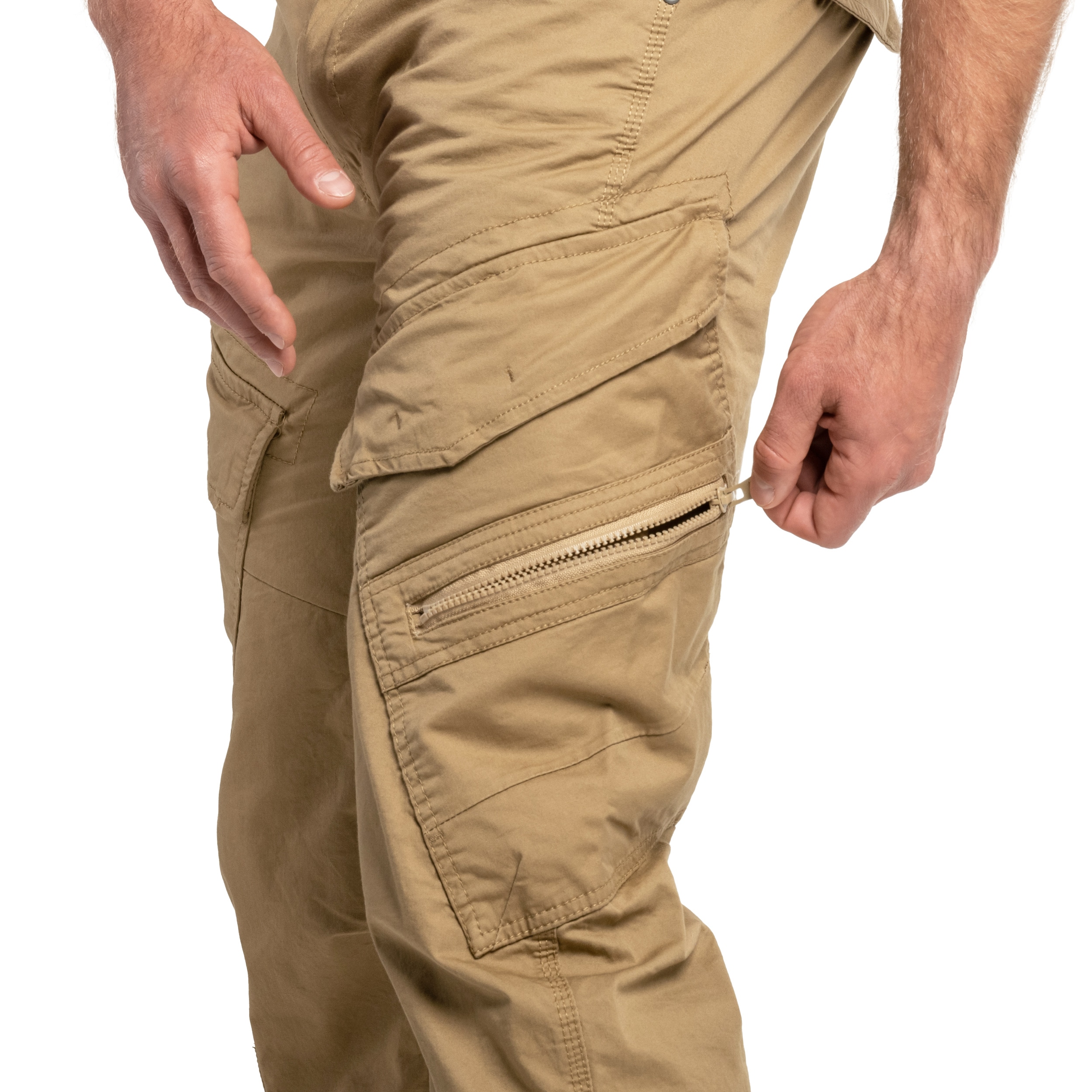 Brandit - Adven Slim Fit - Hose - Camel