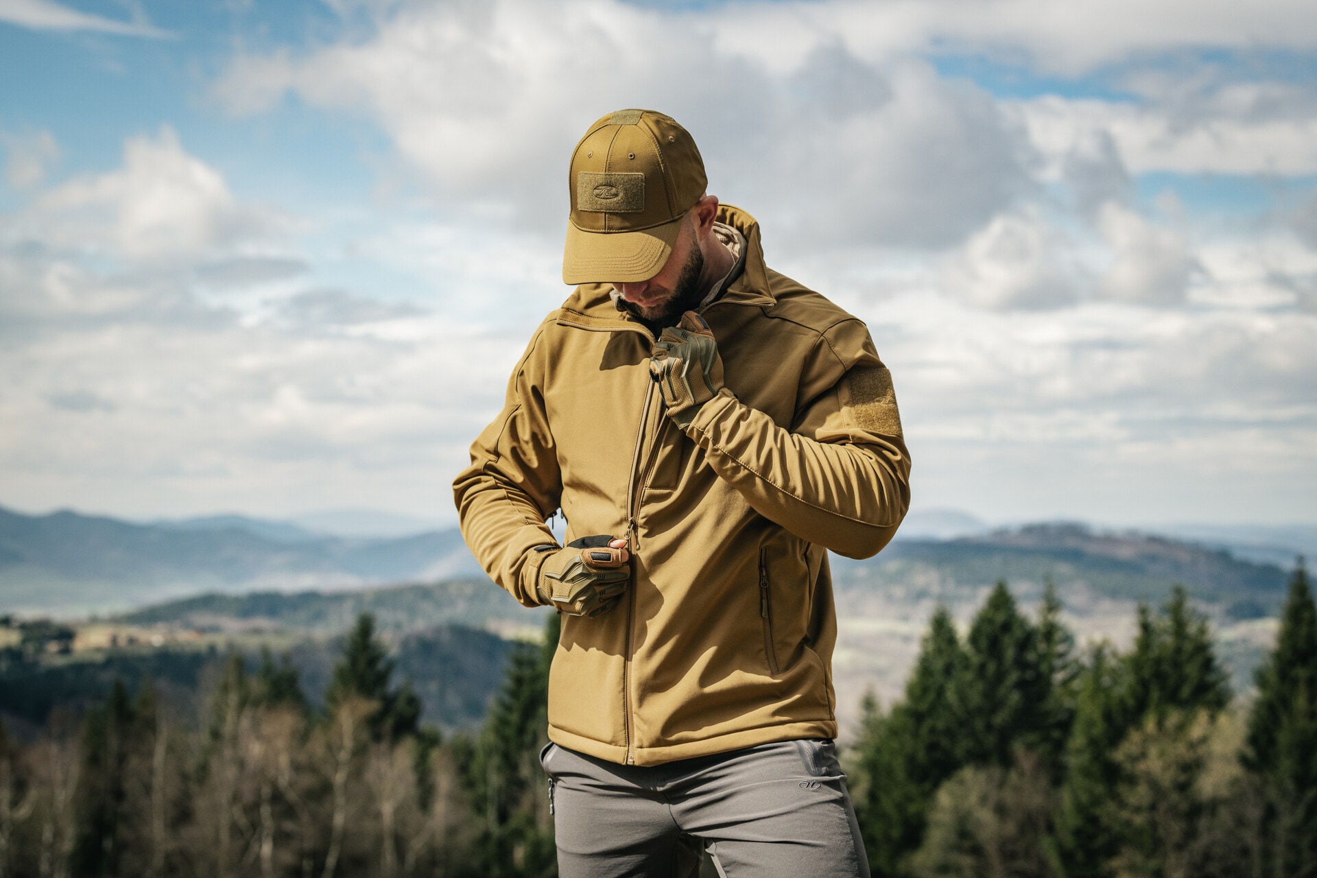 Highlander - Outdoor Odin Softshell - Jacke - Tan
