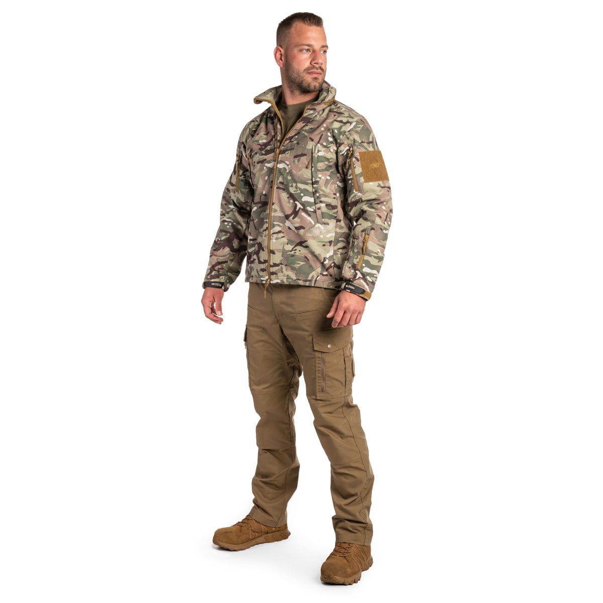 Highlander - Forces Tactical Softshell - Jacke - Arid MC Camo