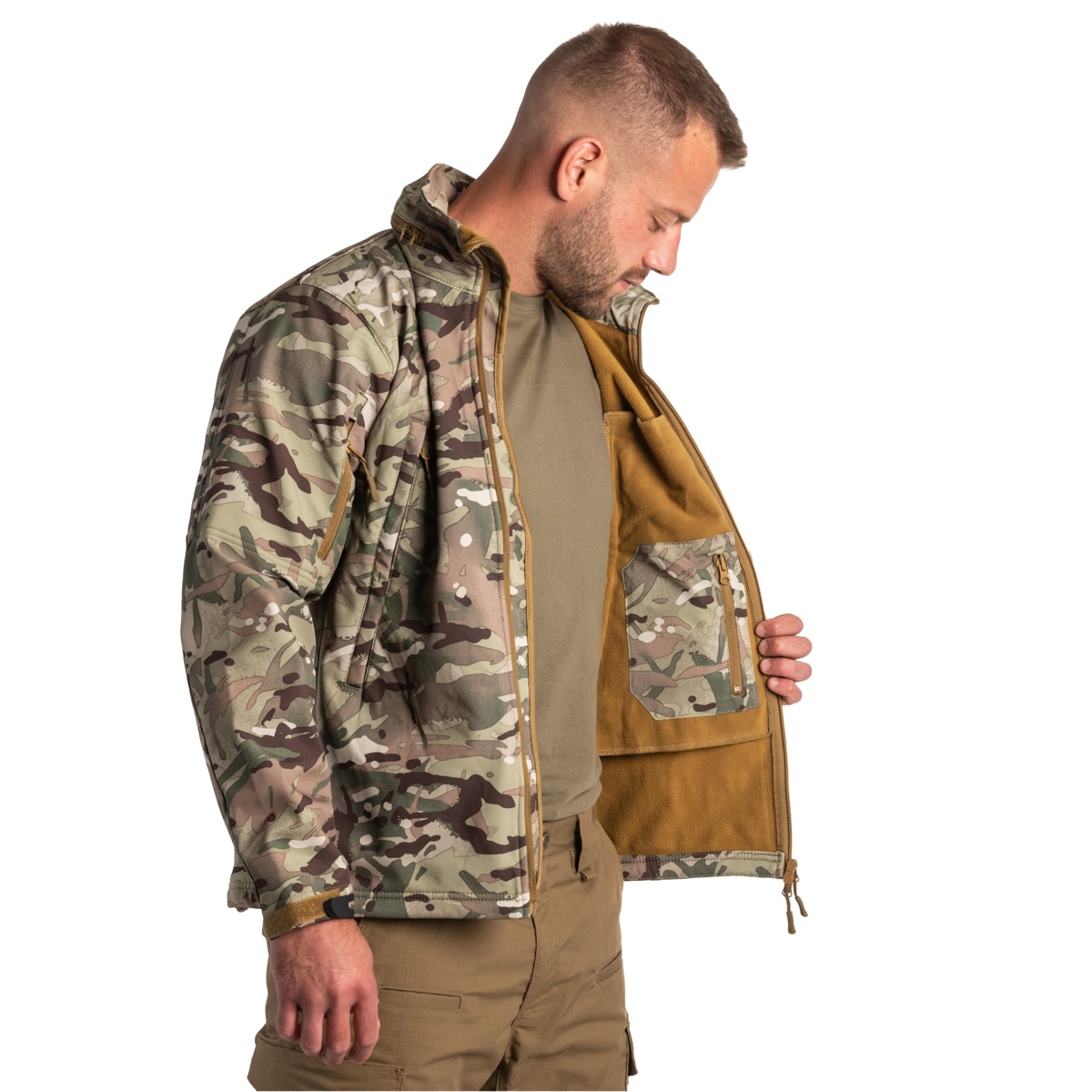 Highlander - Forces Tactical Softshell - Jacke - Arid MC Camo